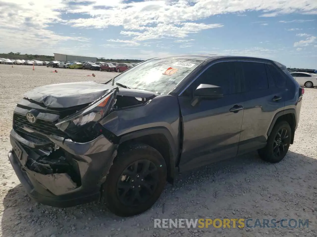 1 Photograph of a damaged car 2T3H1RFV5NW216047 TOYOTA RAV4 2022