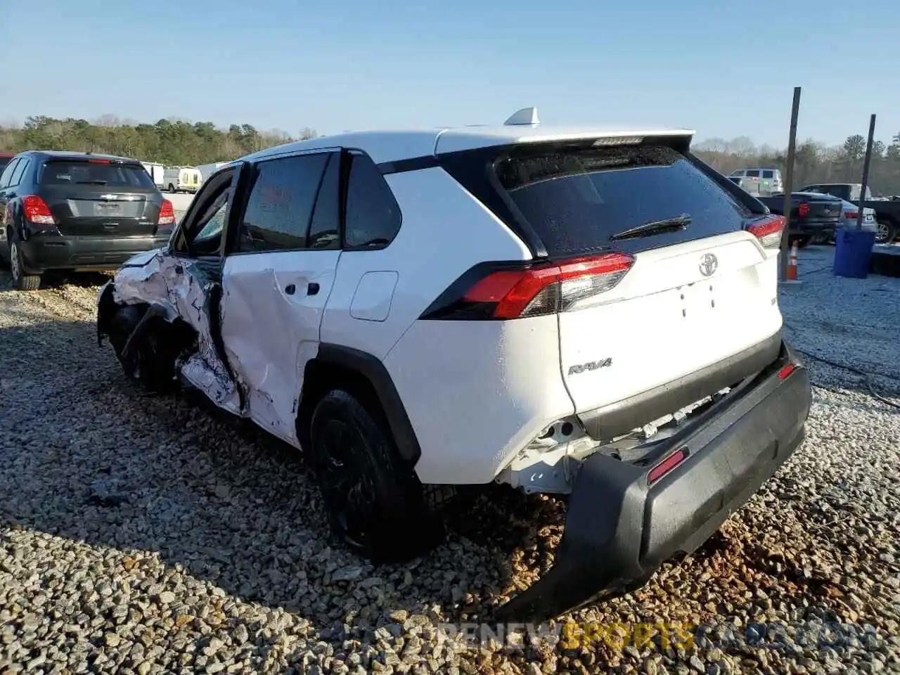 2 Photograph of a damaged car 2T3H1RFV6NC175767 TOYOTA RAV4 2022