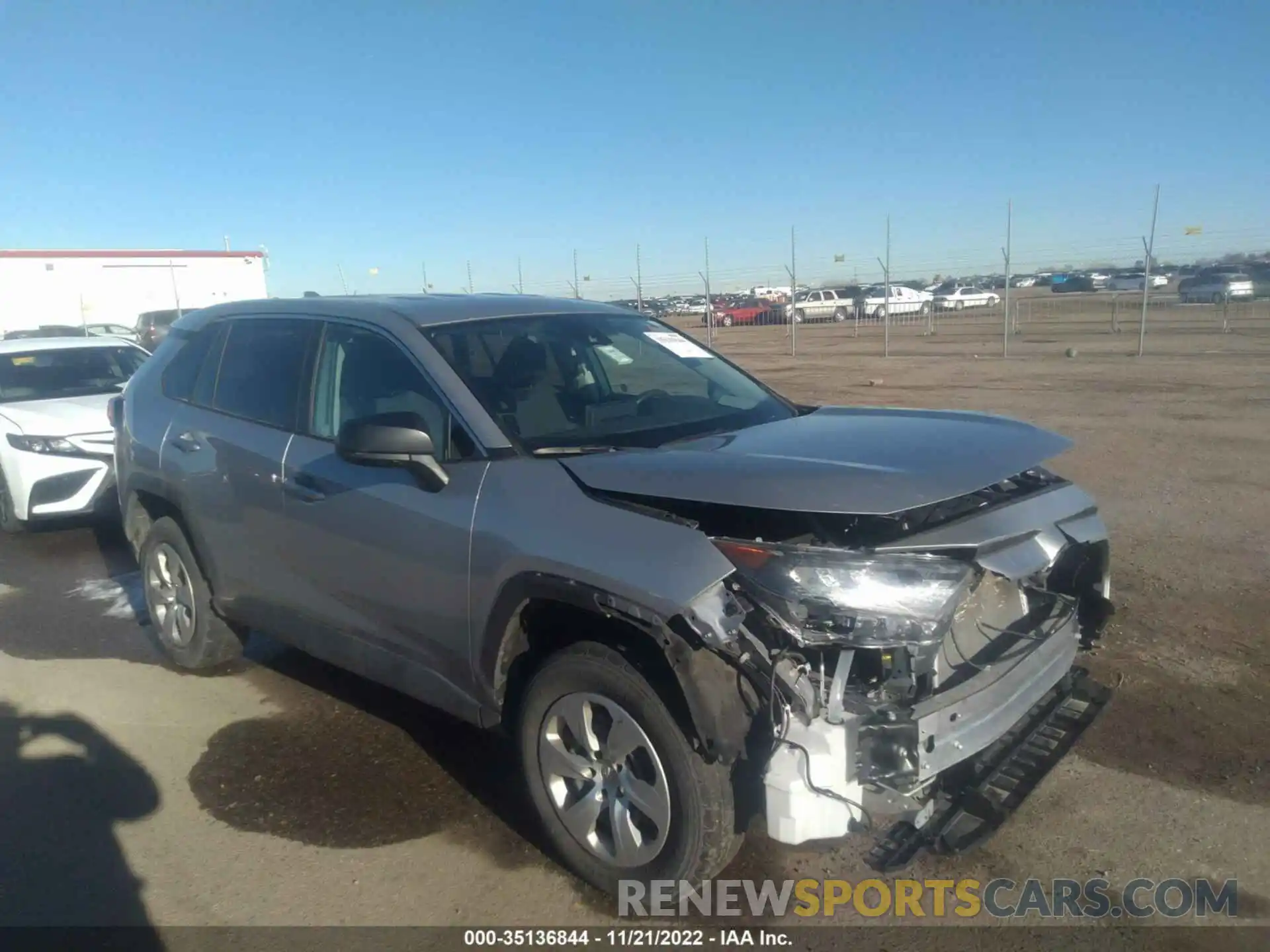 1 Photograph of a damaged car 2T3H1RFV6NW187786 TOYOTA RAV4 2022