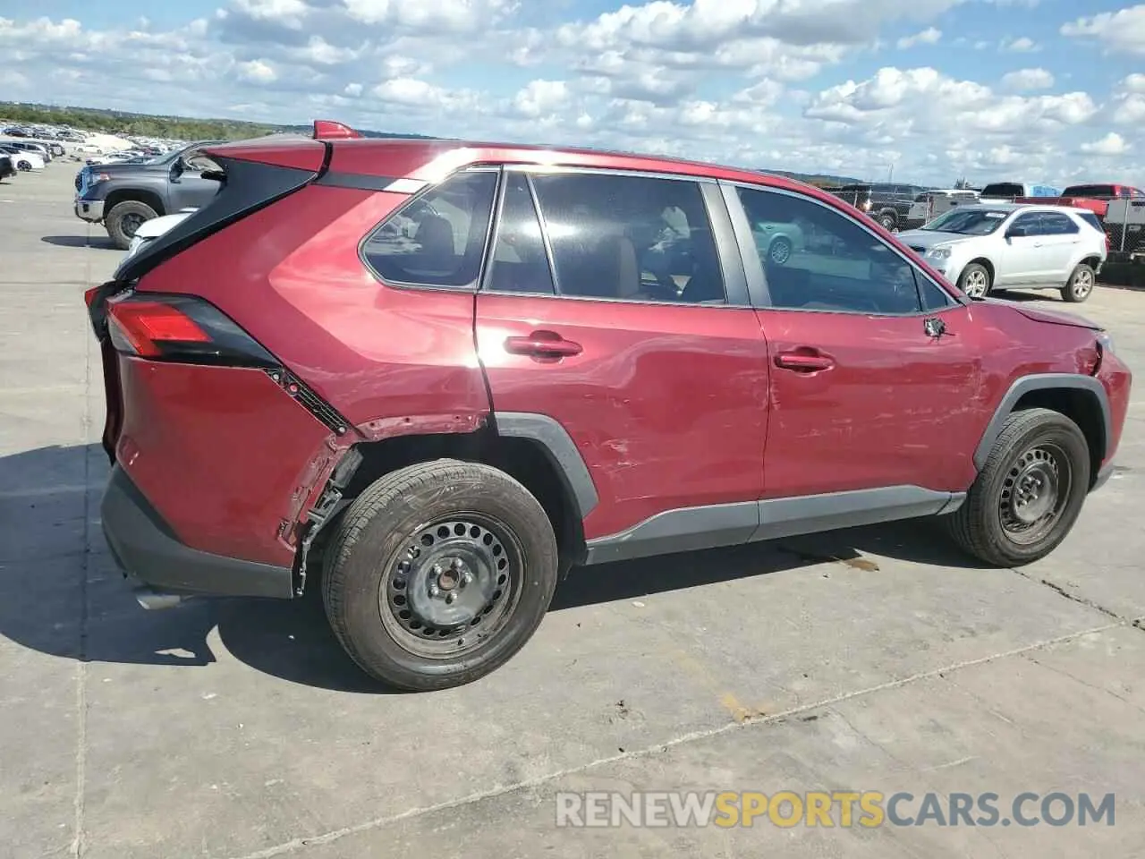 3 Photograph of a damaged car 2T3H1RFV6NW192860 TOYOTA RAV4 2022