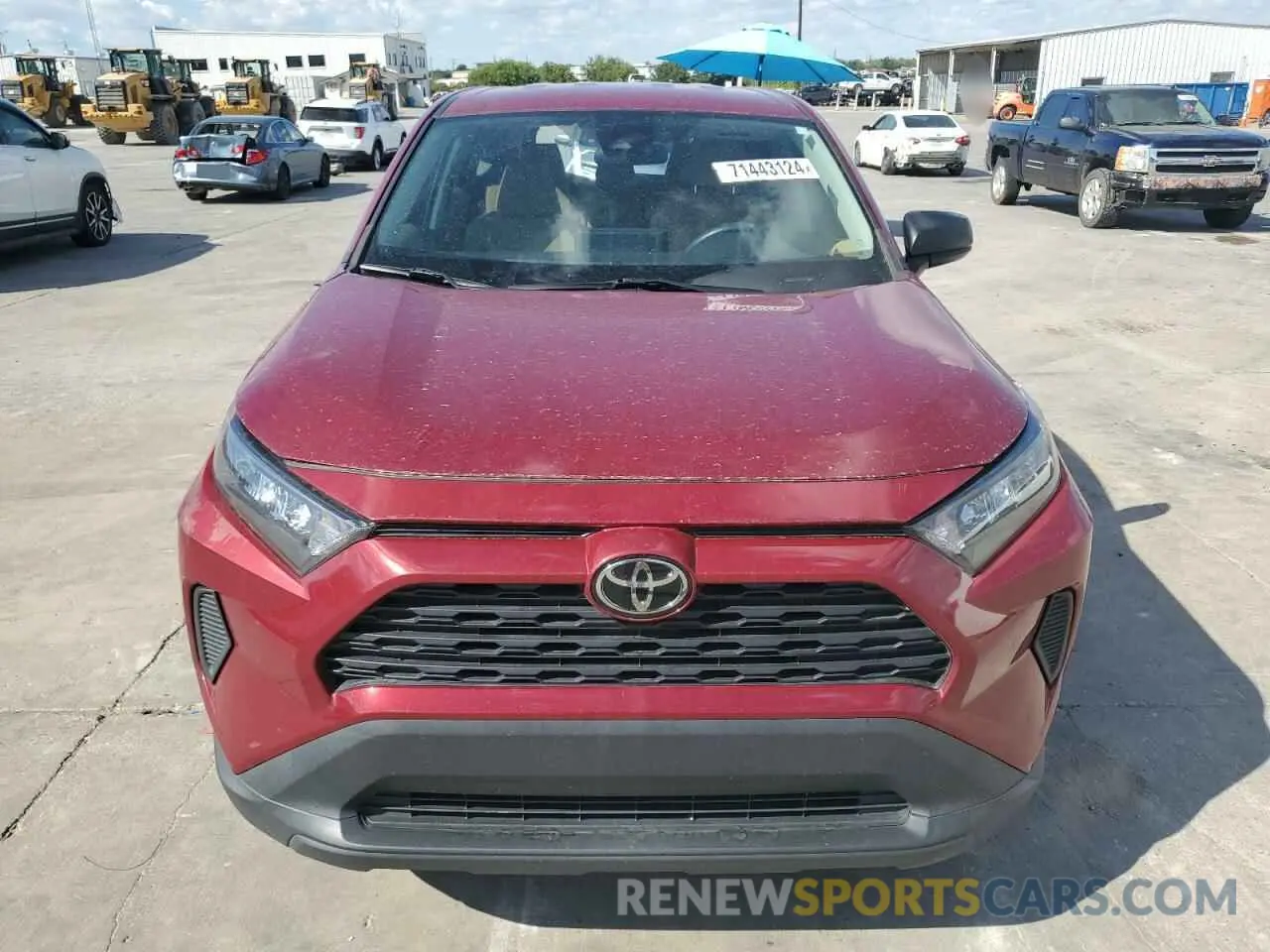 5 Photograph of a damaged car 2T3H1RFV6NW192860 TOYOTA RAV4 2022