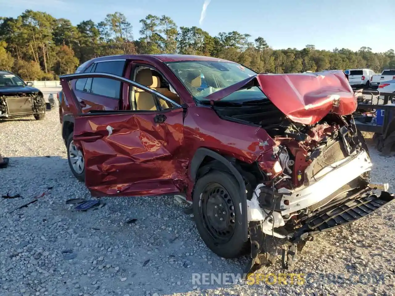 4 Photograph of a damaged car 2T3H1RFV7NW192771 TOYOTA RAV4 2022