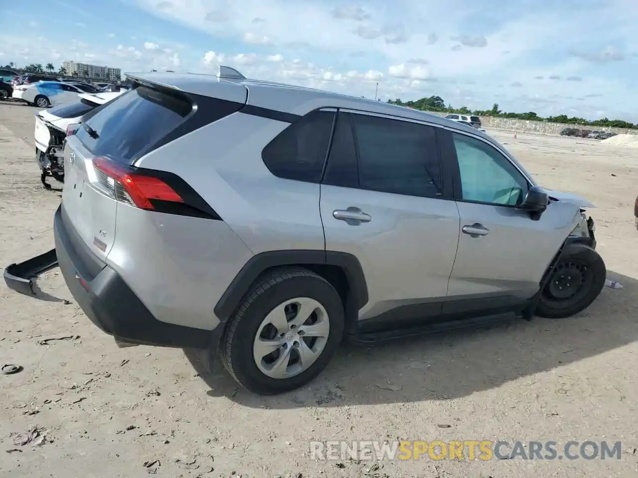 3 Photograph of a damaged car 2T3H1RFV7NW213599 TOYOTA RAV4 2022