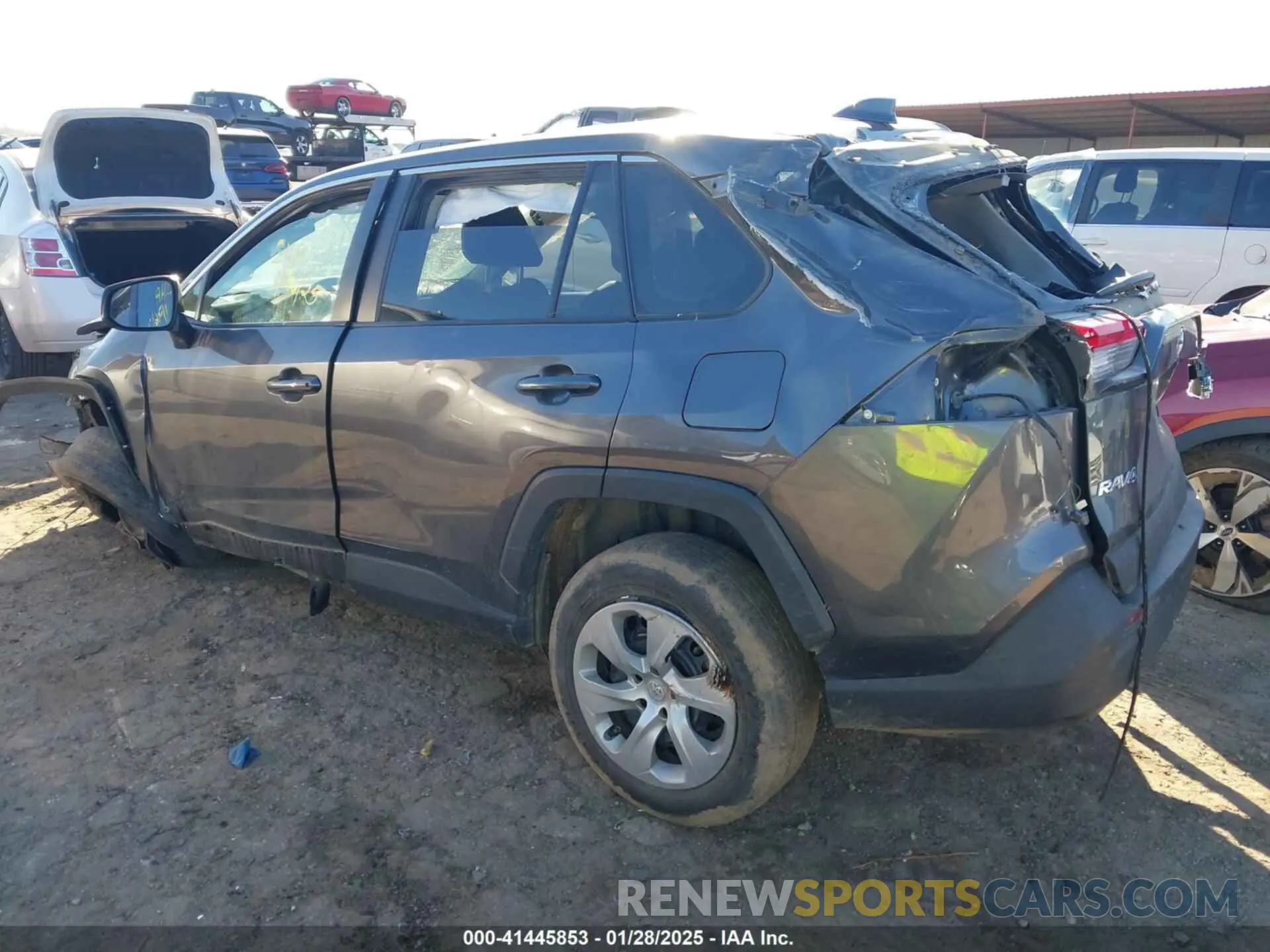 3 Photograph of a damaged car 2T3H1RFV8NC186110 TOYOTA RAV4 2022