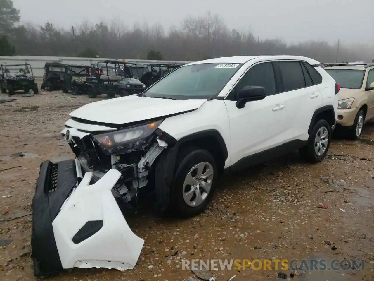 1 Photograph of a damaged car 2T3H1RFV8NW207715 TOYOTA RAV4 2022