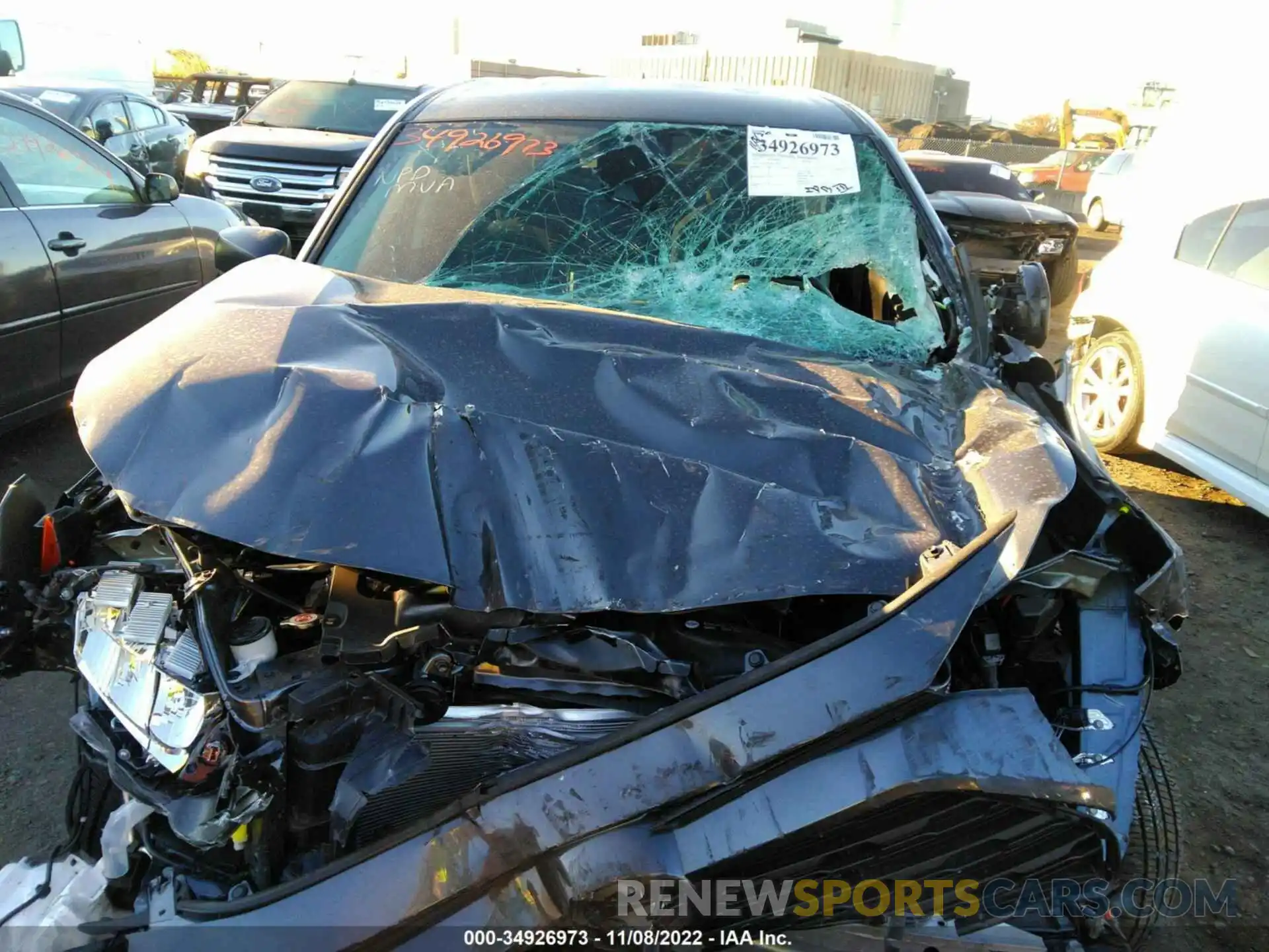 10 Photograph of a damaged car 2T3H1RFV9NC192031 TOYOTA RAV4 2022