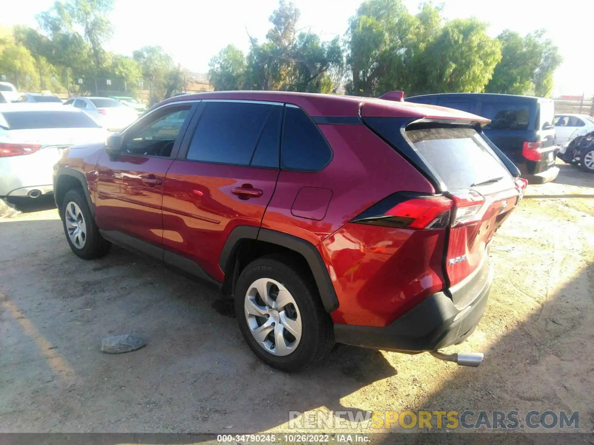 3 Photograph of a damaged car 2T3H1RFV9NW193386 TOYOTA RAV4 2022