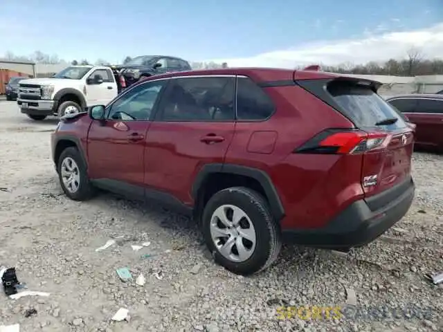 2 Photograph of a damaged car 2T3H1RFV9NW195400 TOYOTA RAV4 2022