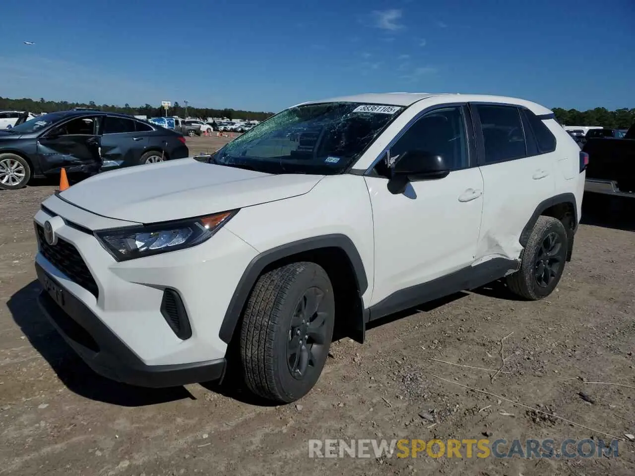 1 Photograph of a damaged car 2T3H1RFV9NW216620 TOYOTA RAV4 2022