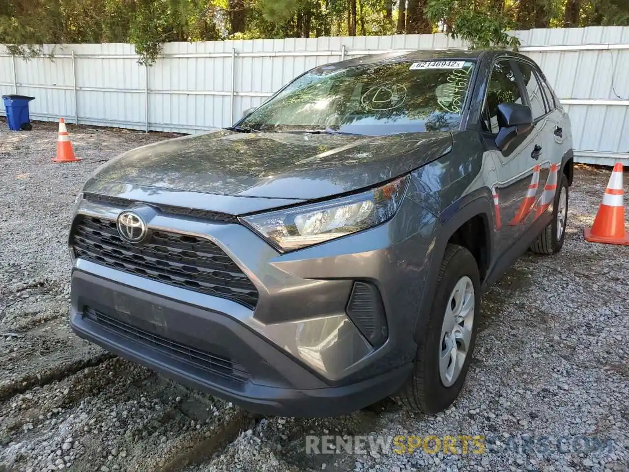 2 Photograph of a damaged car 2T3H1RFVXNC175772 TOYOTA RAV4 2022