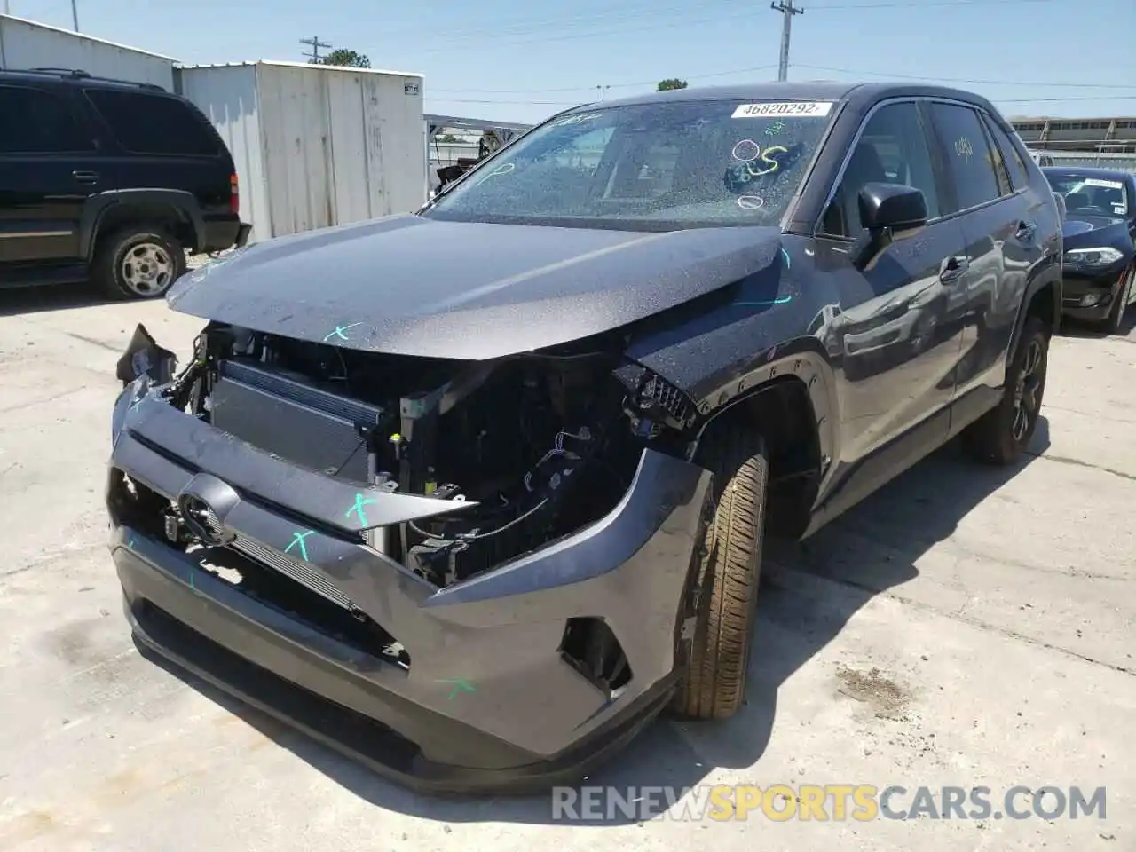 2 Photograph of a damaged car 2T3H1RFVXNC184696 TOYOTA RAV4 2022