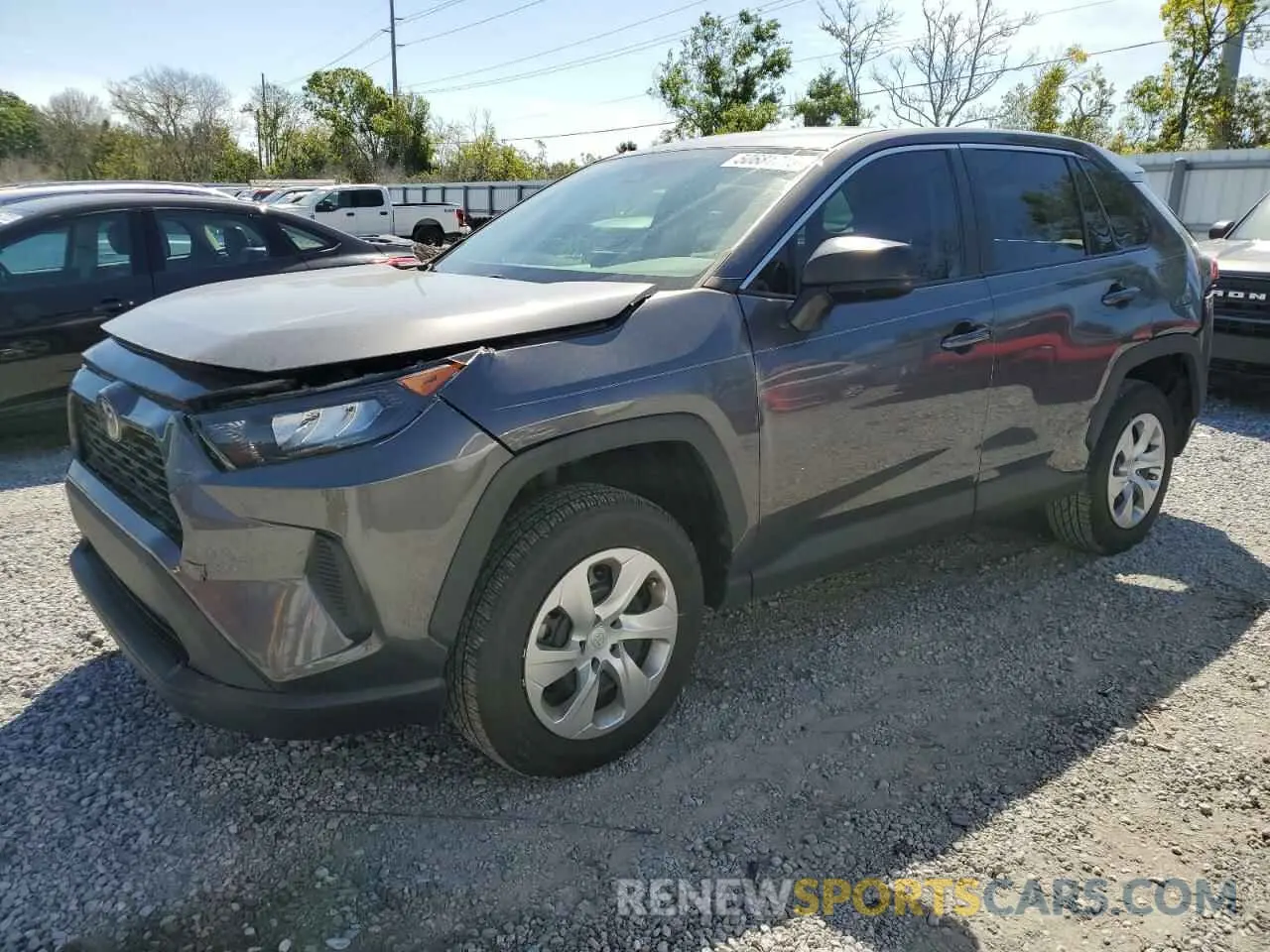 1 Photograph of a damaged car 2T3H1RFVXNC196024 TOYOTA RAV4 2022
