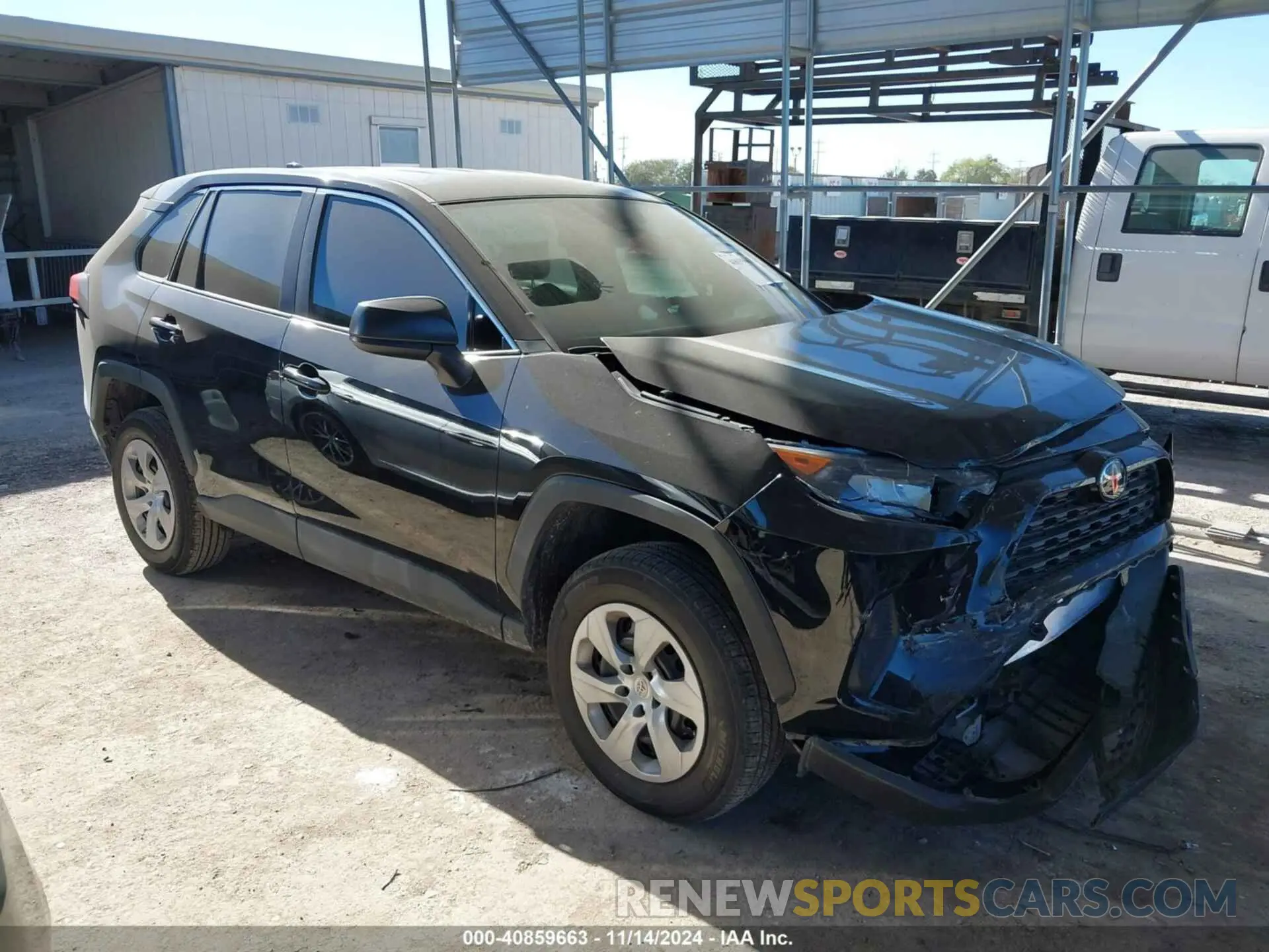1 Photograph of a damaged car 2T3H1RFVXNW205691 TOYOTA RAV4 2022