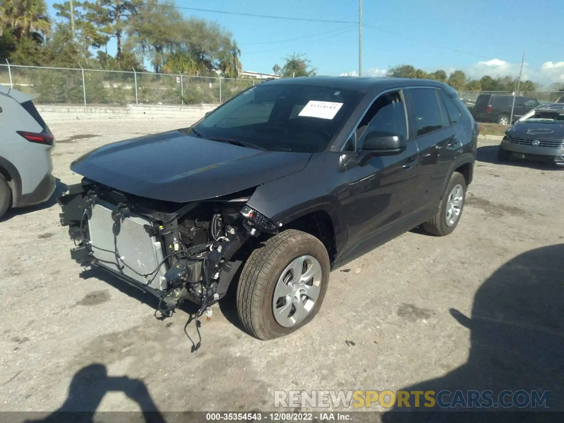 2 Photograph of a damaged car 2T3H1RFVXNW208476 TOYOTA RAV4 2022