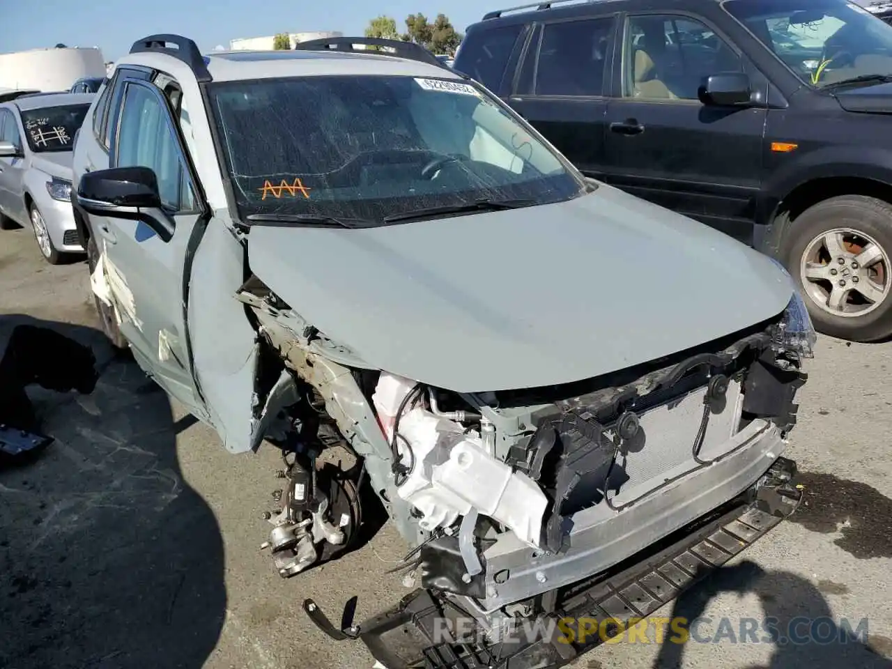 1 Photograph of a damaged car 2T3J1RFV0NW253055 TOYOTA RAV4 2022