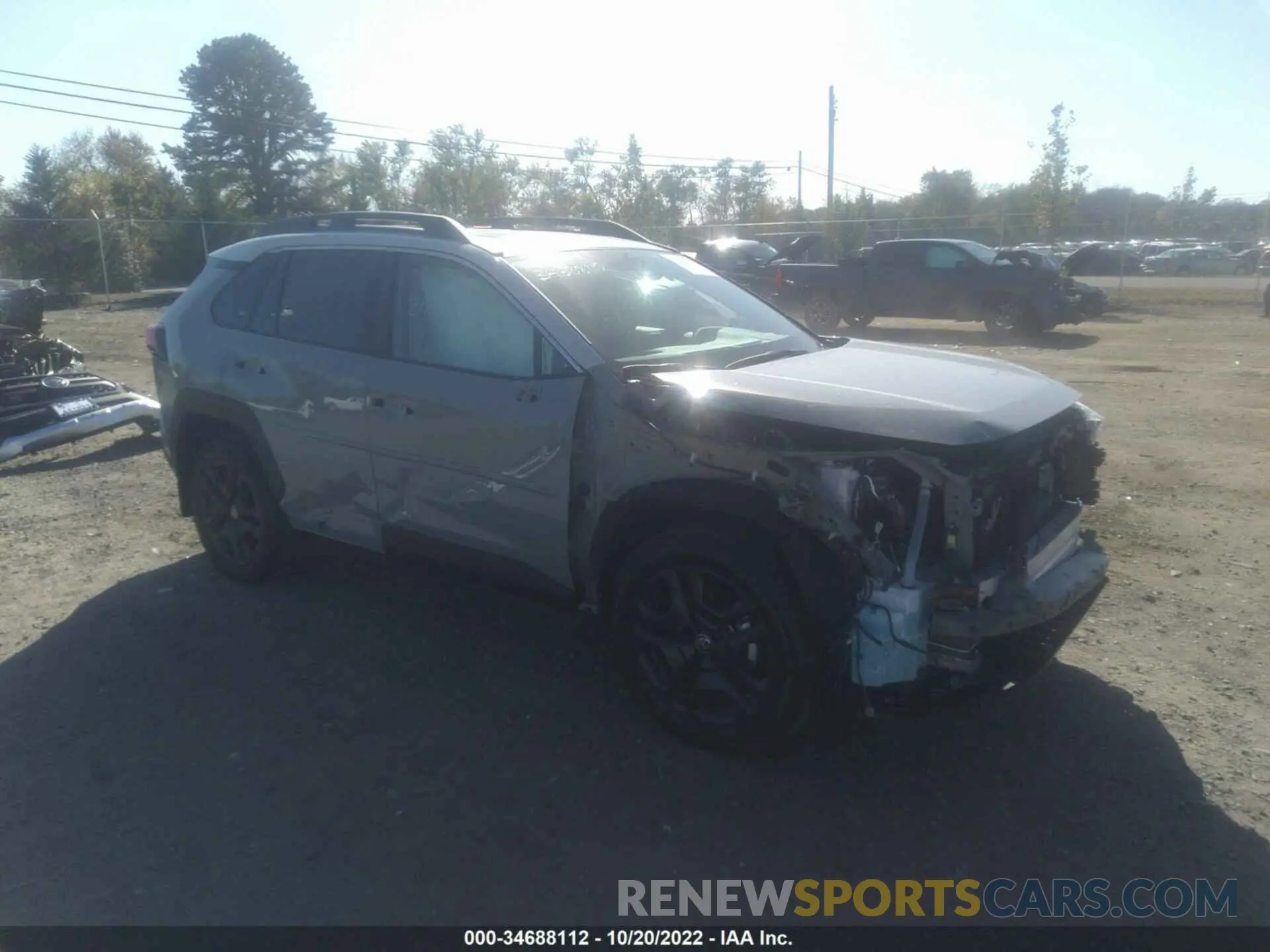 1 Photograph of a damaged car 2T3J1RFV1NW306247 TOYOTA RAV4 2022