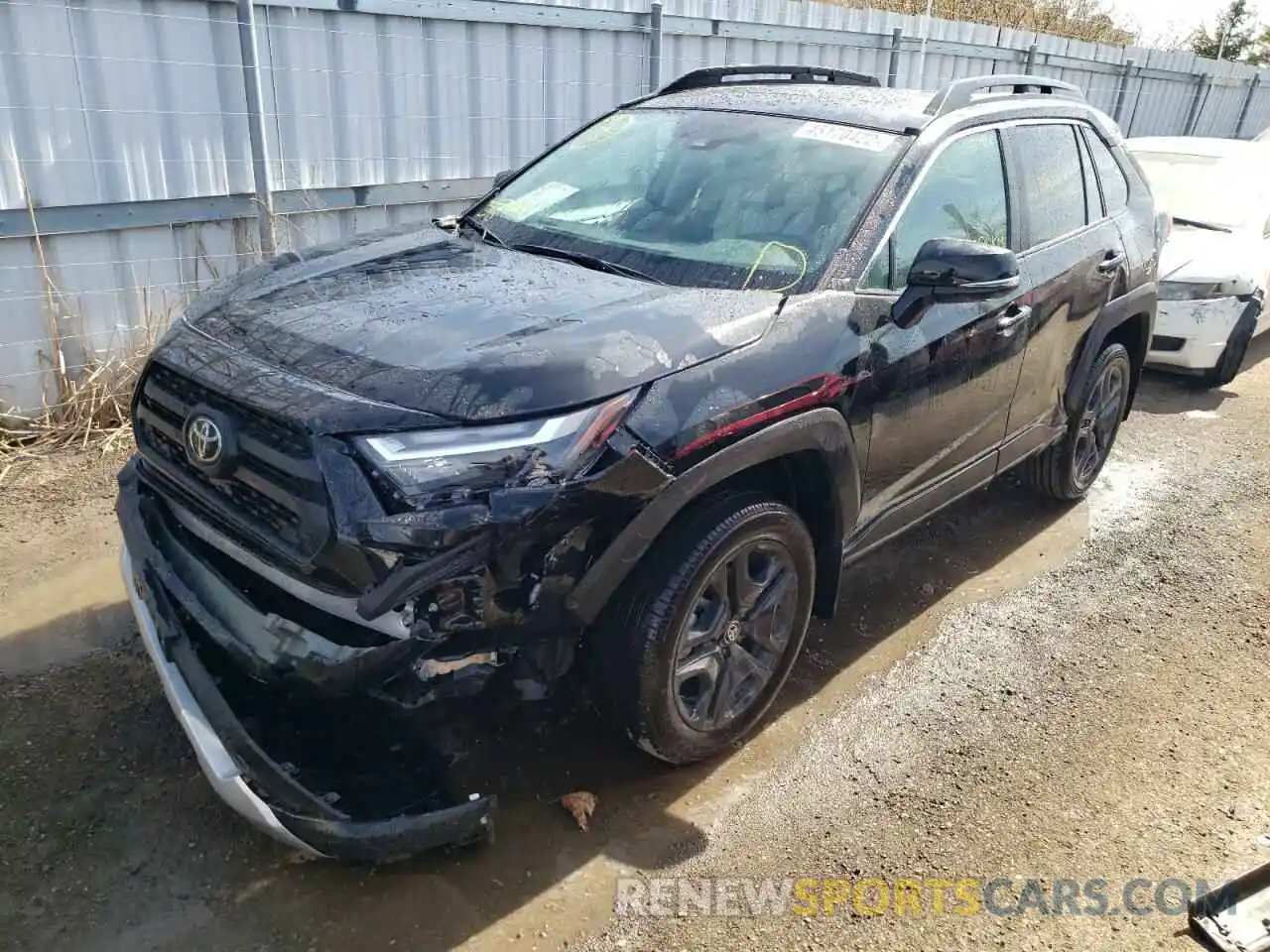 2 Photograph of a damaged car 2T3J1RFV2NW258080 TOYOTA RAV4 2022