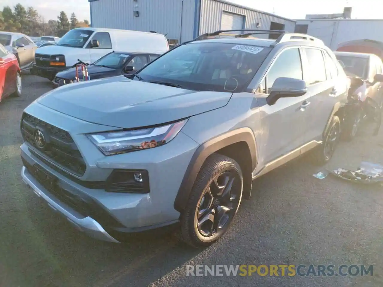 1 Photograph of a damaged car 2T3J1RFV3NW307044 TOYOTA RAV4 2022