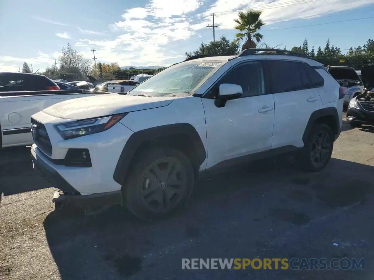 1 Photograph of a damaged car 2T3J1RFV7NW312635 TOYOTA RAV4 2022