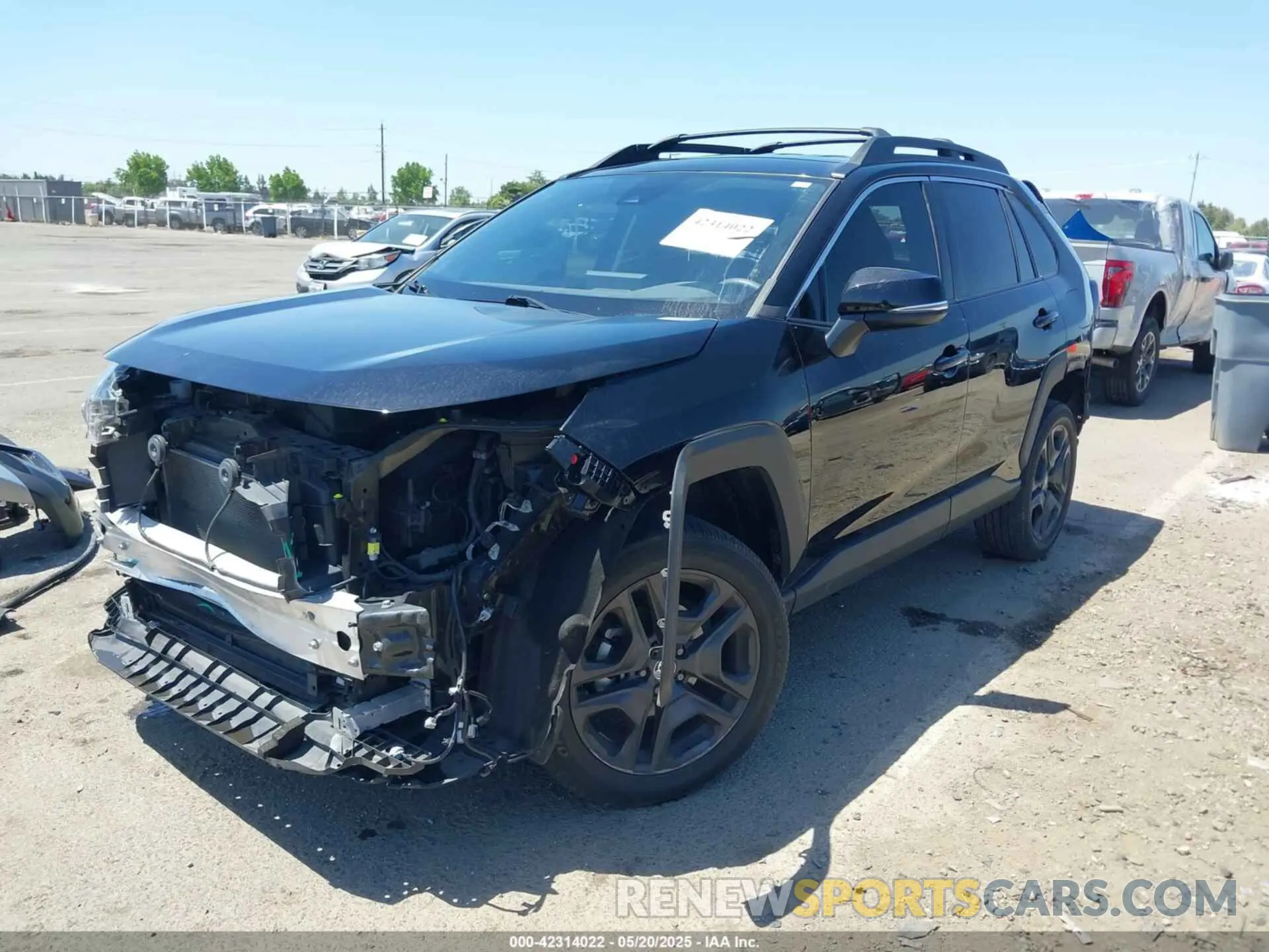 2 Photograph of a damaged car 2T3J1RFV8NW266510 TOYOTA RAV4 2022