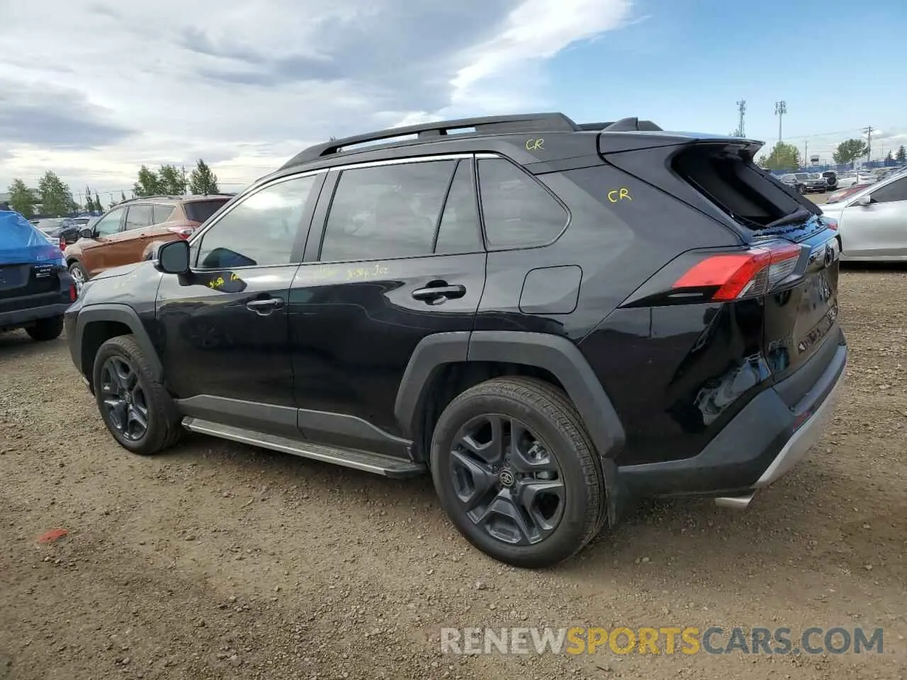 2 Photograph of a damaged car 2T3J1RFVXNW302066 TOYOTA RAV4 2022