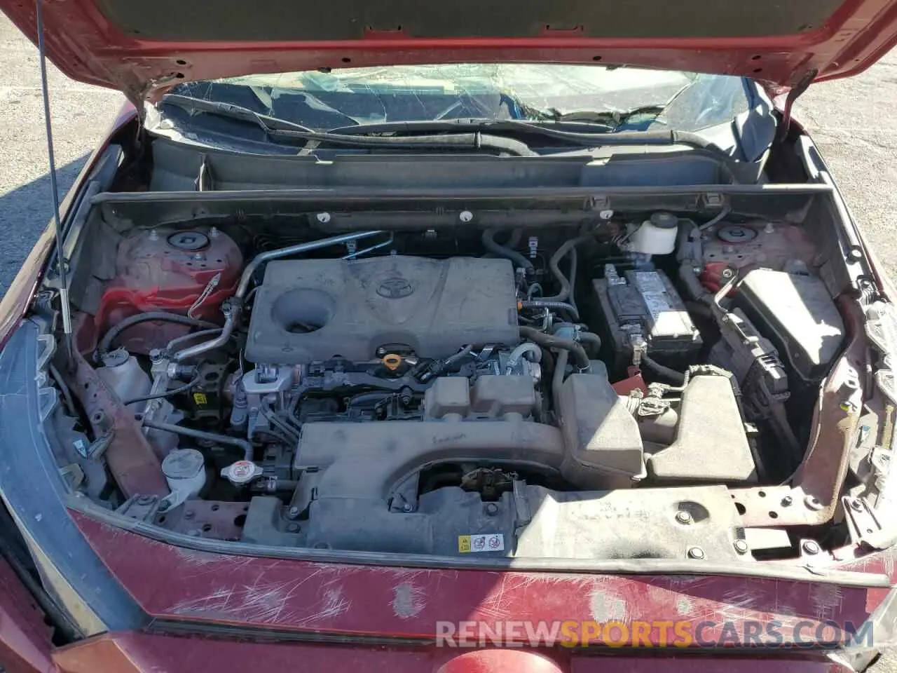 12 Photograph of a damaged car 2T3K1RFV0NW215572 TOYOTA RAV4 2022