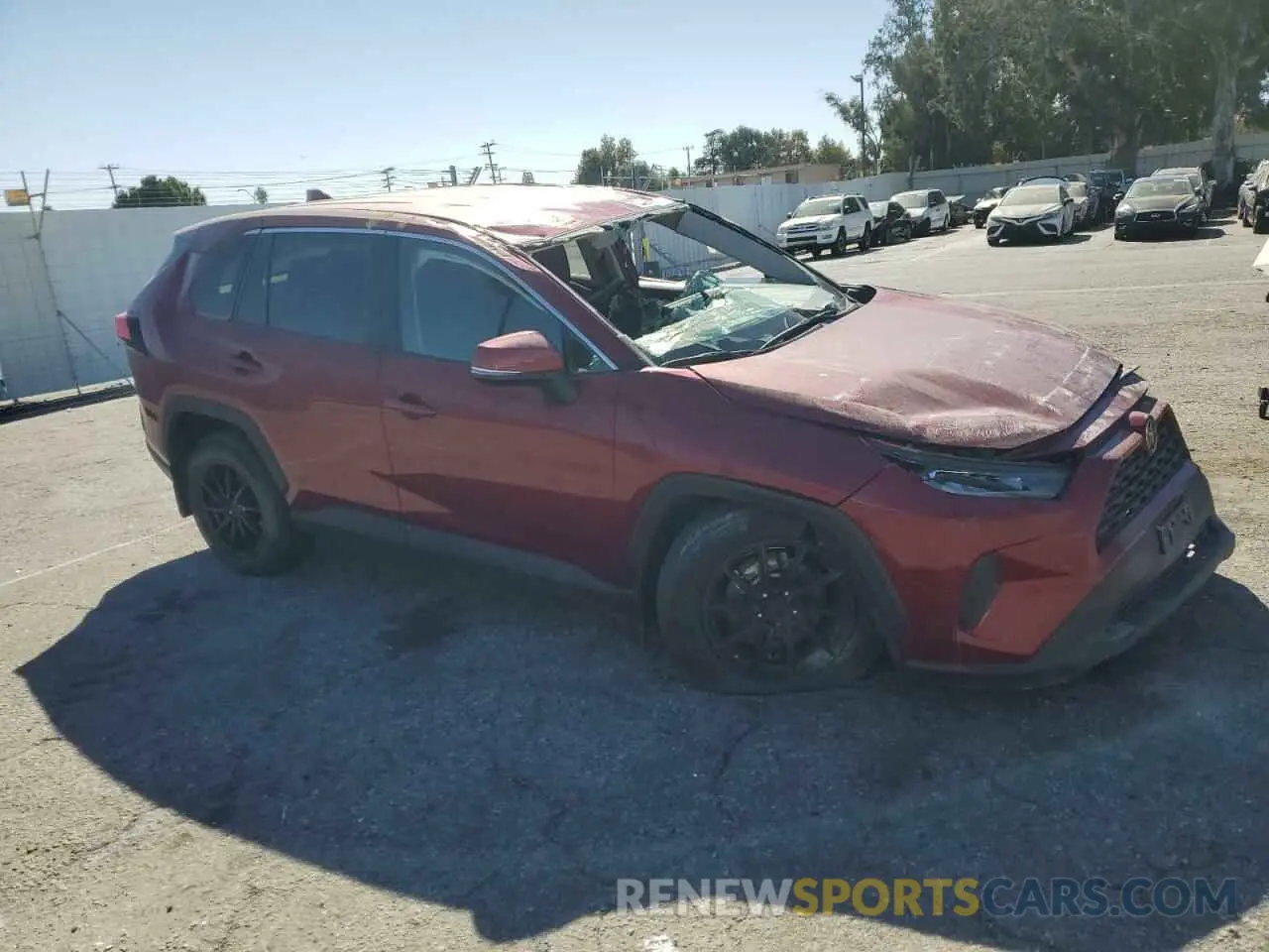 4 Photograph of a damaged car 2T3K1RFV0NW215572 TOYOTA RAV4 2022