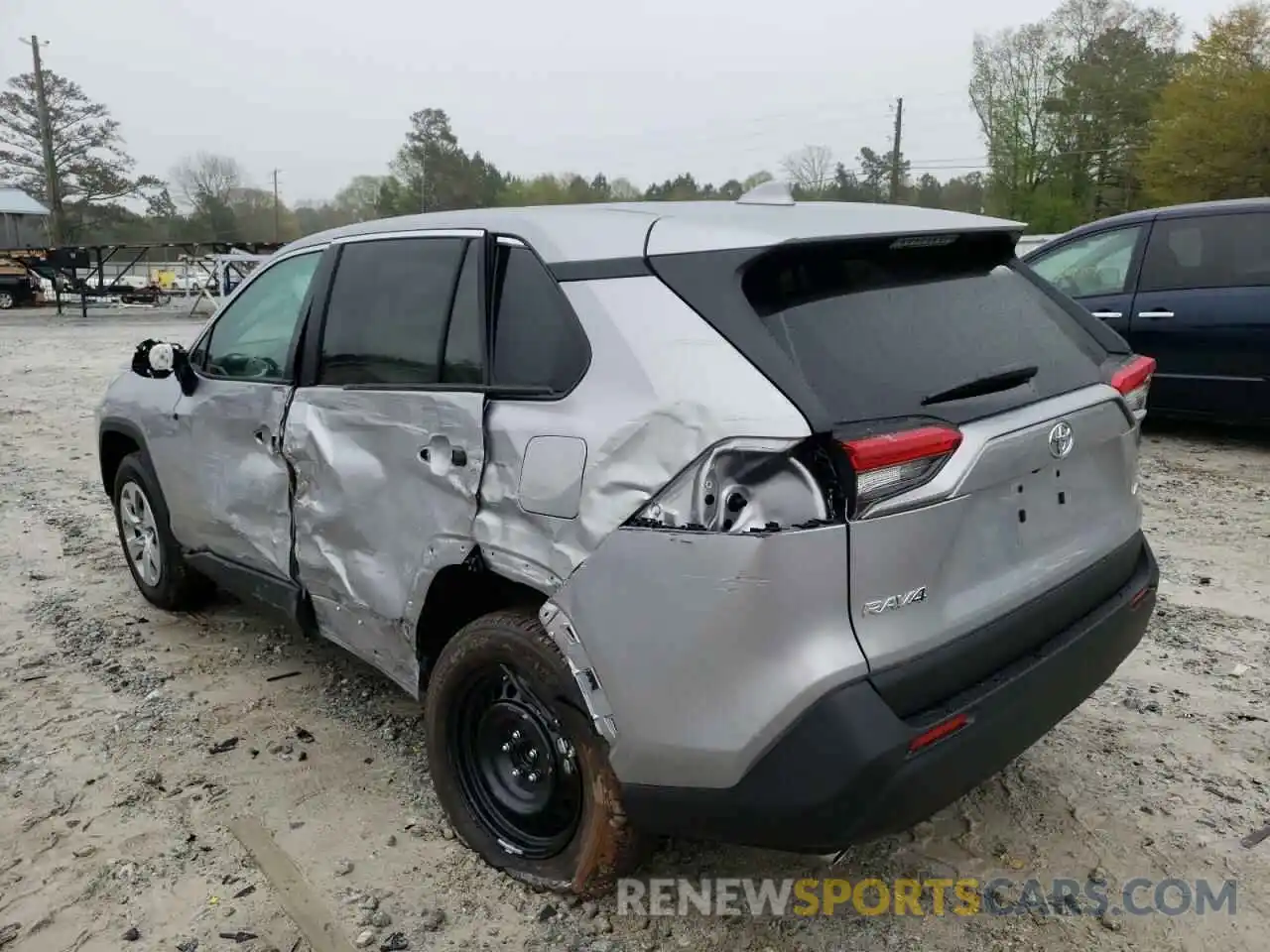 3 Photograph of a damaged car 2T3K1RFV2NC183242 TOYOTA RAV4 2022