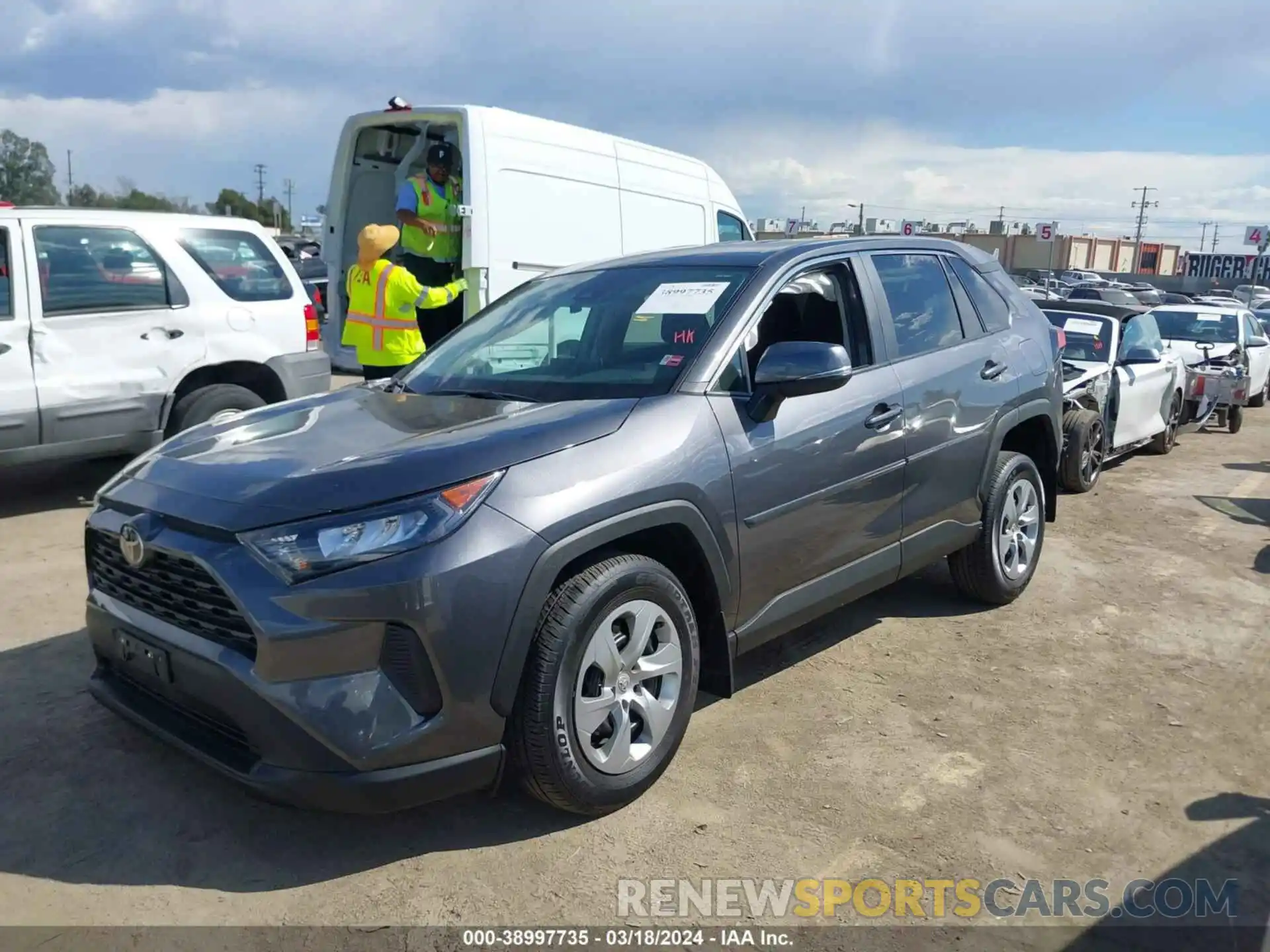 2 Photograph of a damaged car 2T3K1RFV3NC203479 TOYOTA RAV4 2022