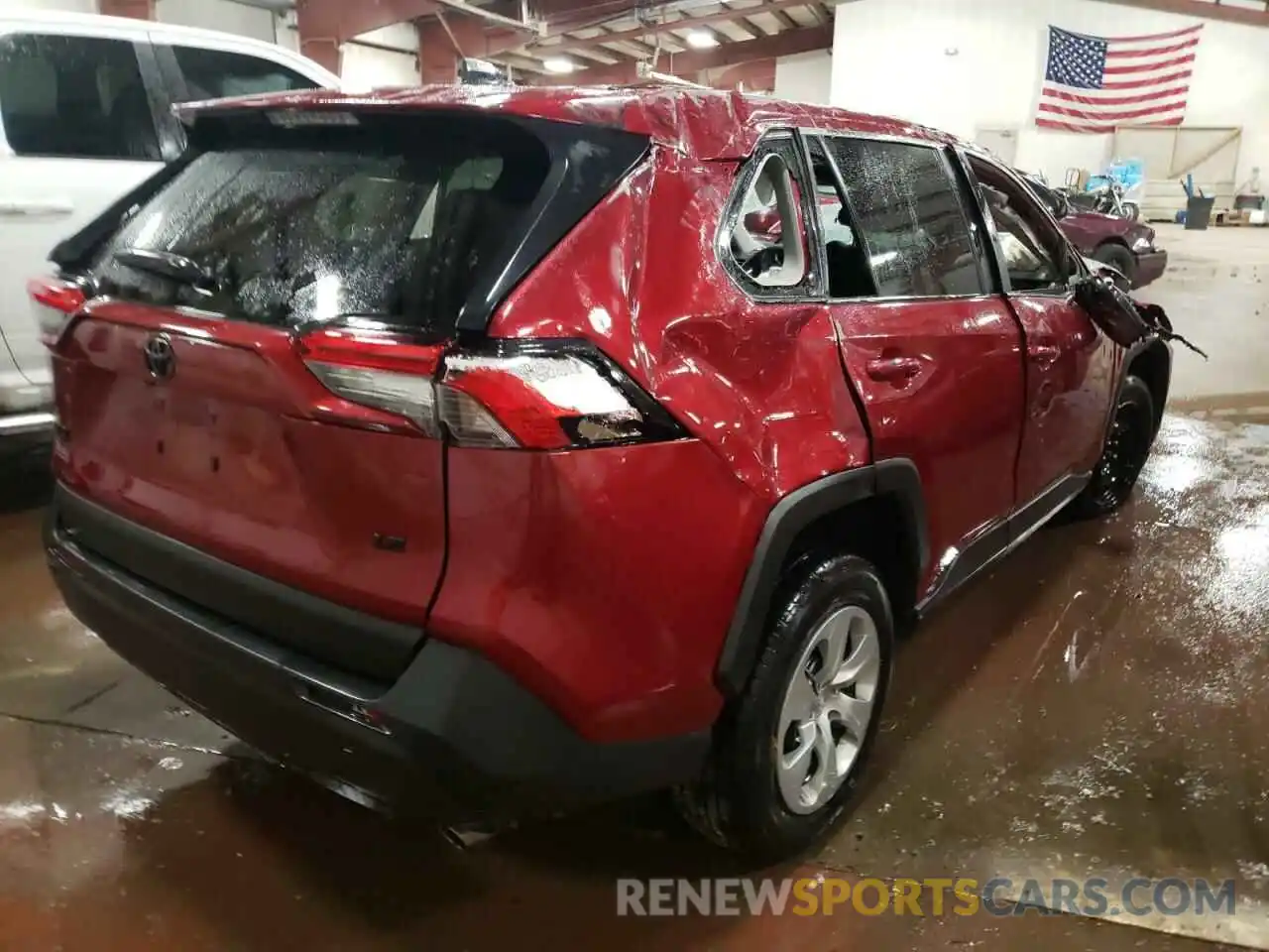 4 Photograph of a damaged car 2T3K1RFV9NW193149 TOYOTA RAV4 2022