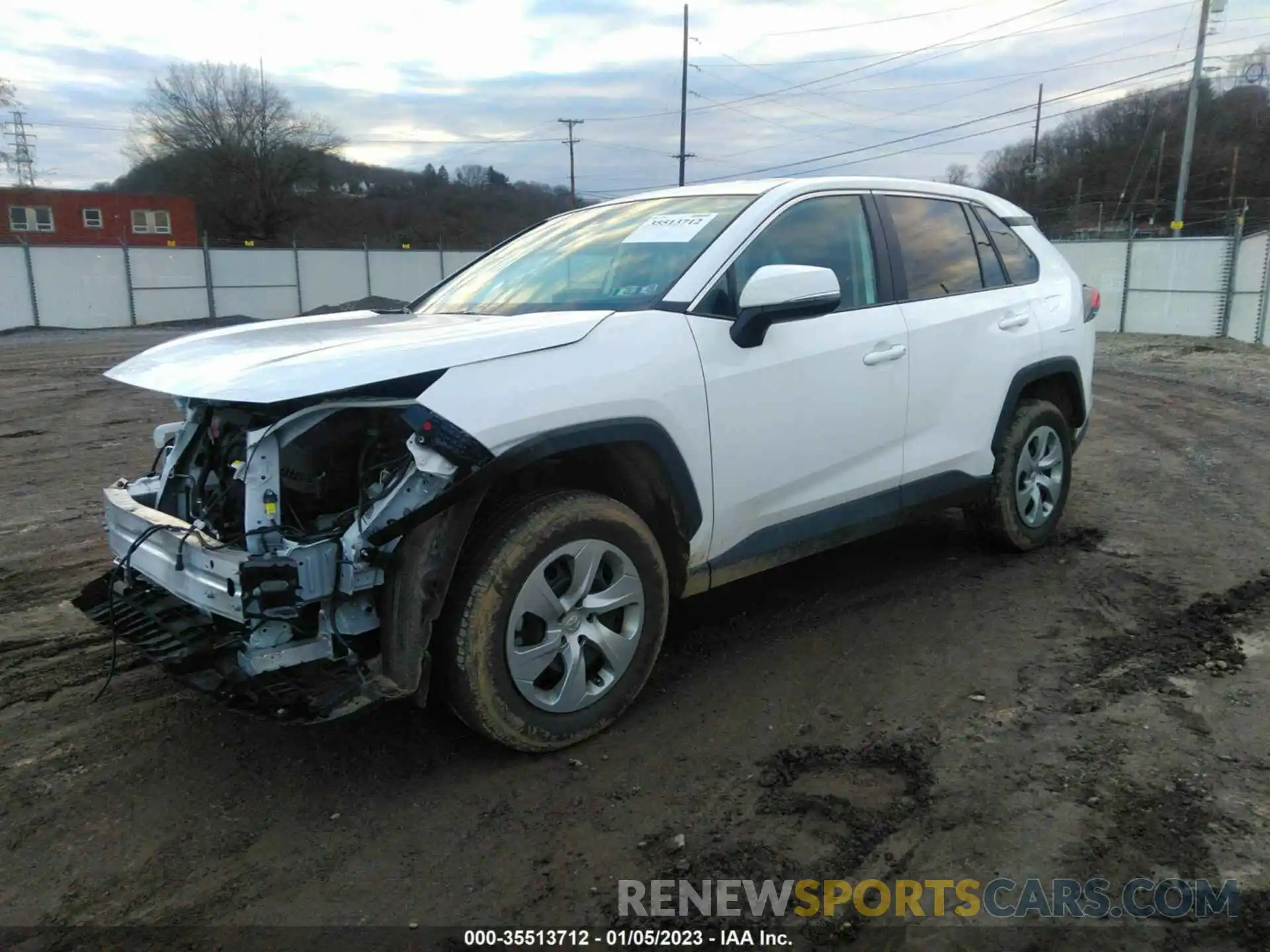 2 Photograph of a damaged car 2T3K1RFVXNC174174 TOYOTA RAV4 2022