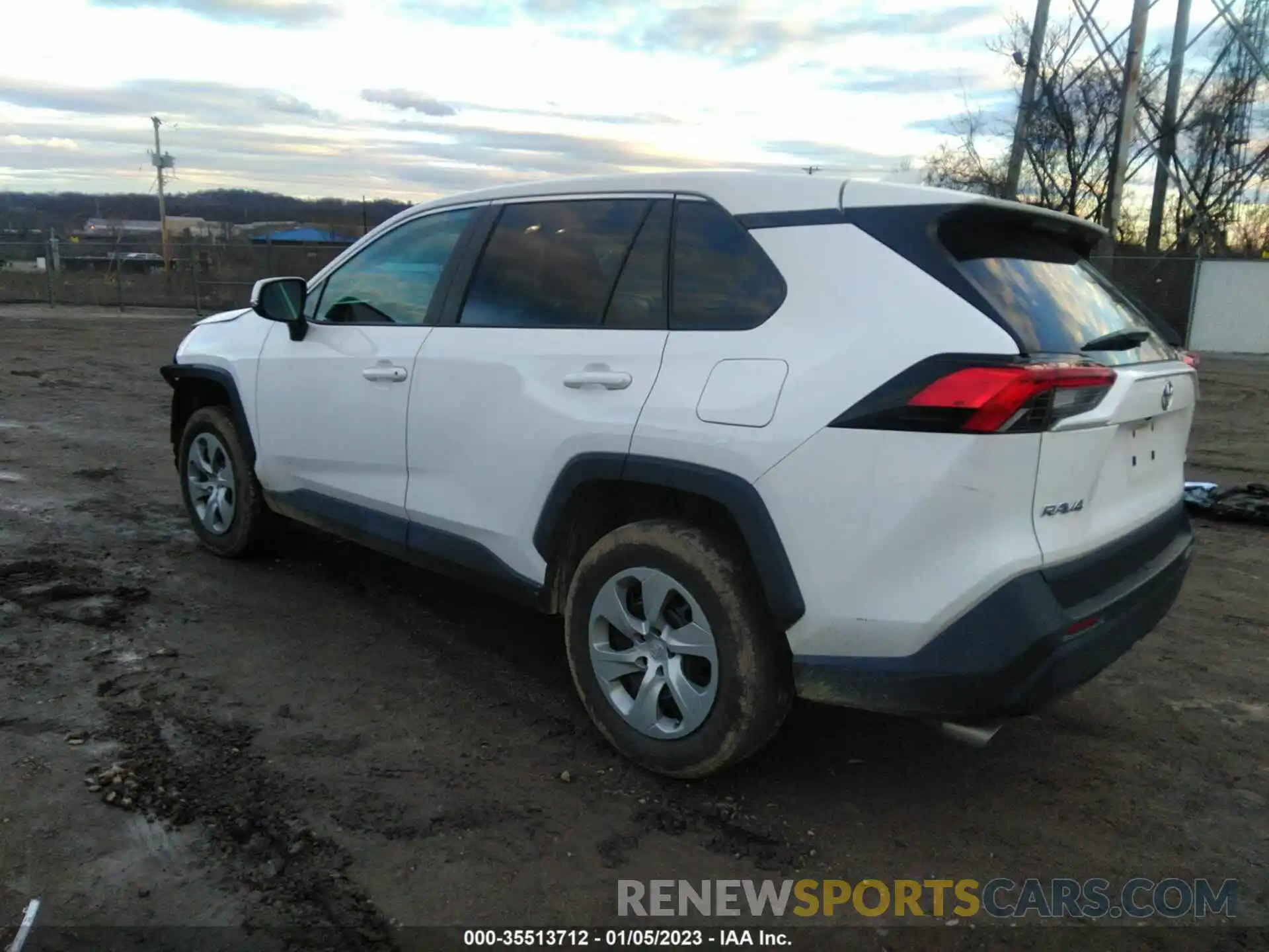 3 Photograph of a damaged car 2T3K1RFVXNC174174 TOYOTA RAV4 2022