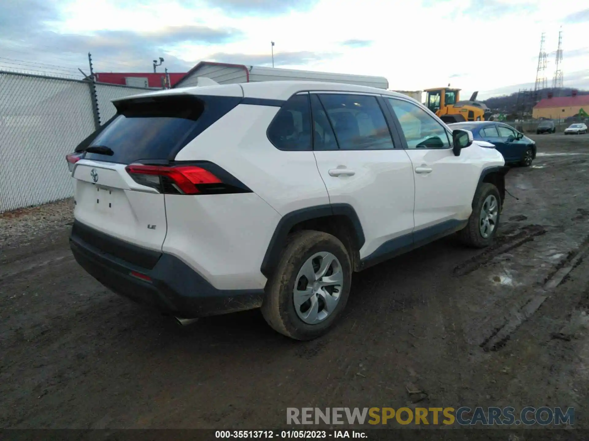 4 Photograph of a damaged car 2T3K1RFVXNC174174 TOYOTA RAV4 2022