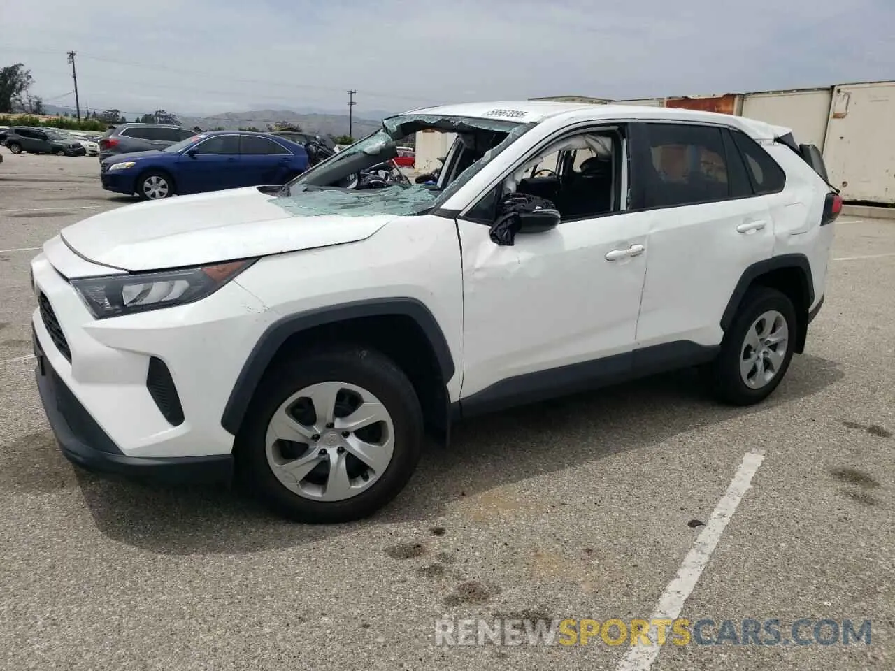1 Photograph of a damaged car 2T3K1RFVXNC176474 TOYOTA RAV4 2022