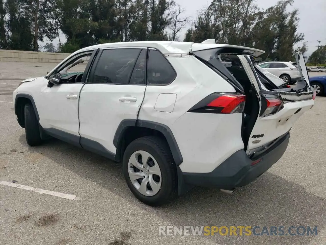 2 Photograph of a damaged car 2T3K1RFVXNC176474 TOYOTA RAV4 2022