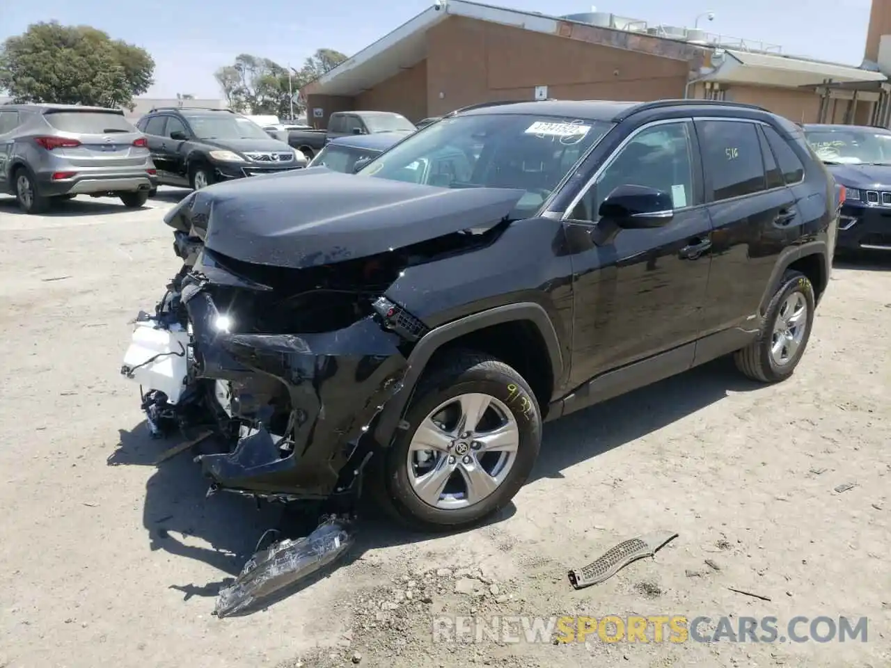 2 Photograph of a damaged car 2T3MWRFV4NW137209 TOYOTA RAV4 2022