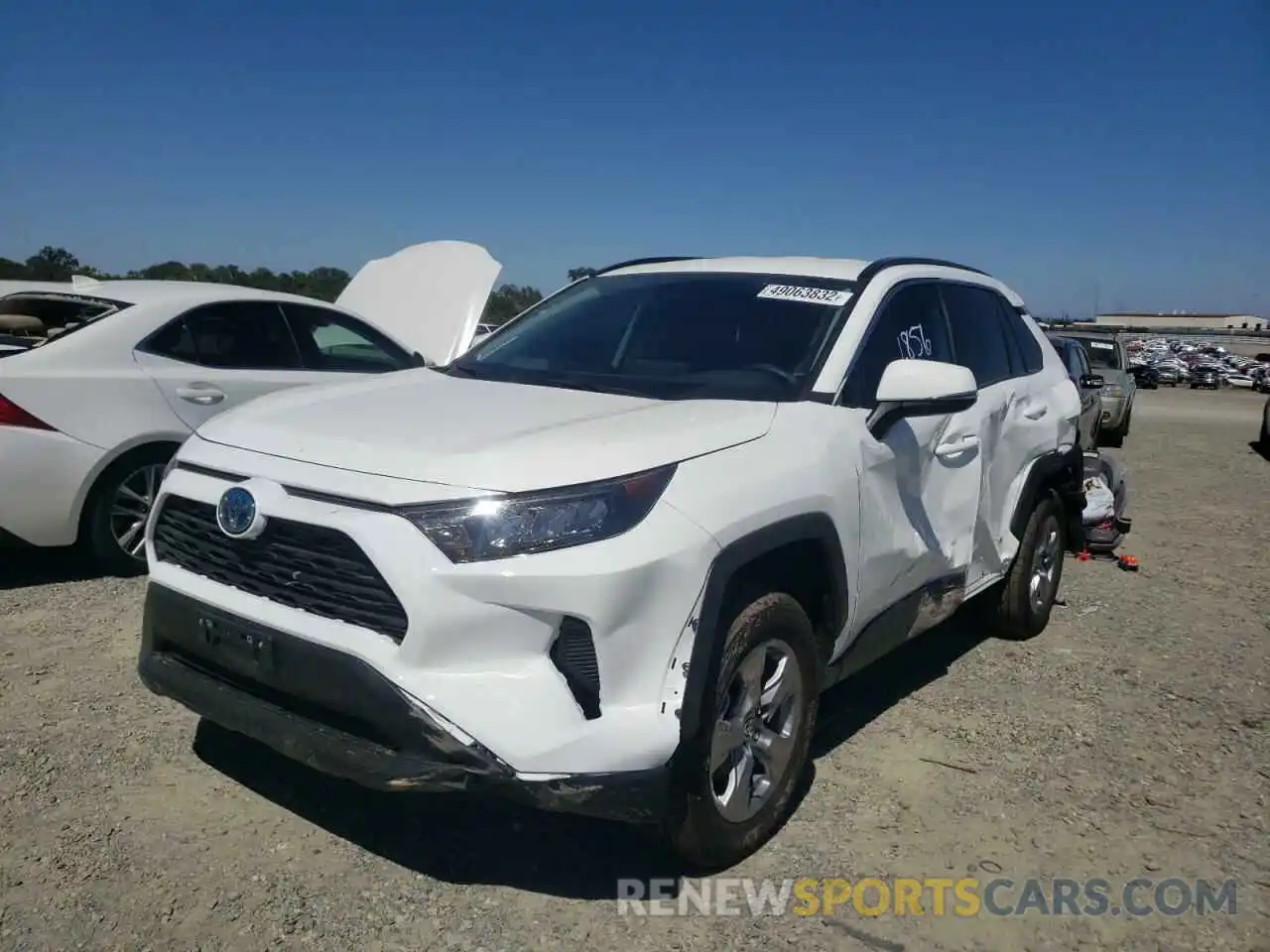 2 Photograph of a damaged car 2T3MWRFV6NW136420 TOYOTA RAV4 2022