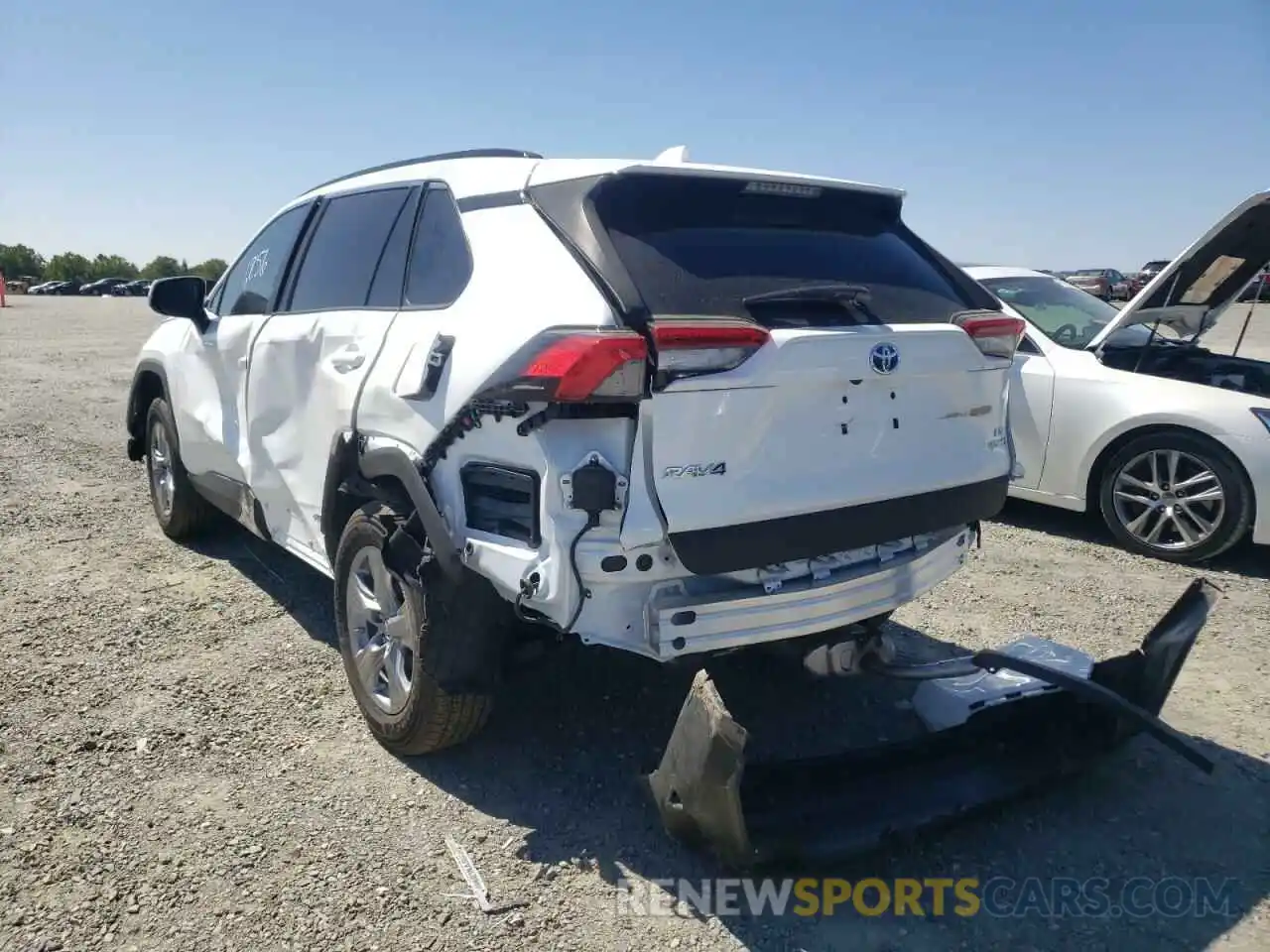 3 Photograph of a damaged car 2T3MWRFV6NW136420 TOYOTA RAV4 2022