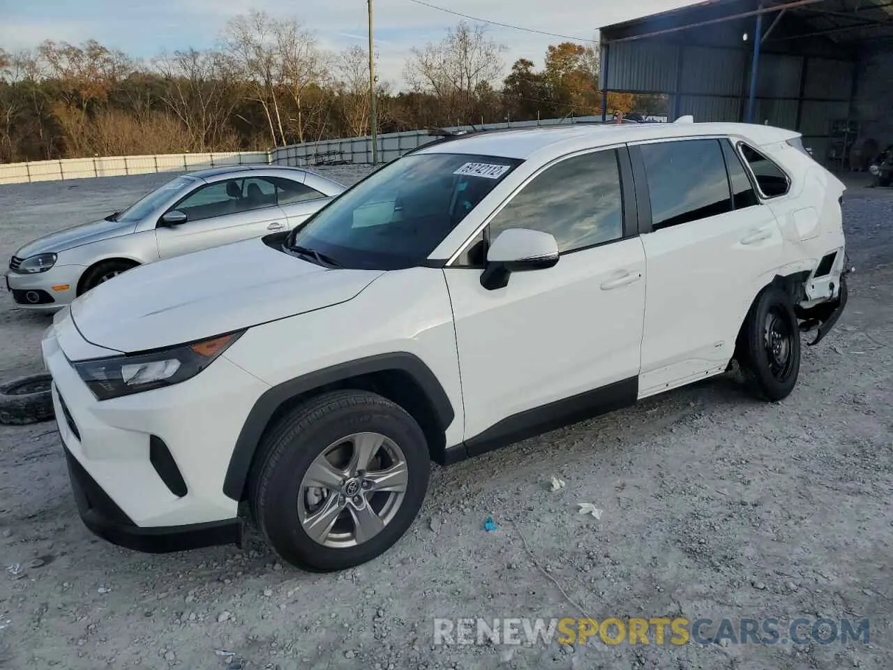 1 Photograph of a damaged car 2T3MWRFV7NW141240 TOYOTA RAV4 2022