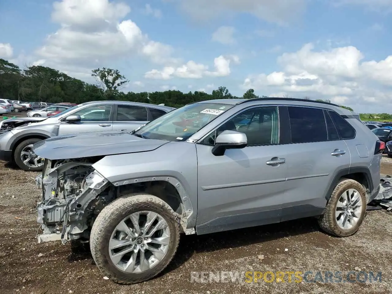 1 Photograph of a damaged car 2T3N1RFVXNC257147 TOYOTA RAV4 2022