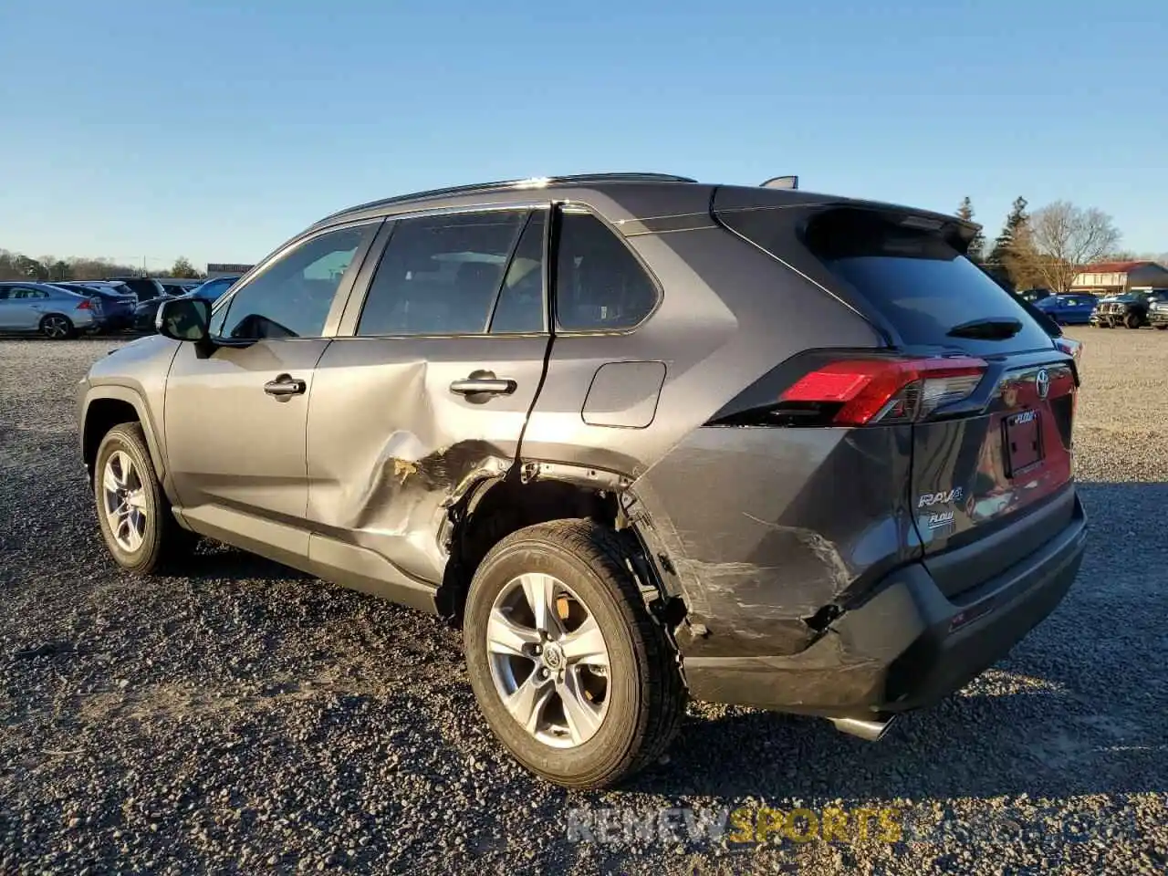 2 Photograph of a damaged car 2T3P1RFV0NW296451 TOYOTA RAV4 2022