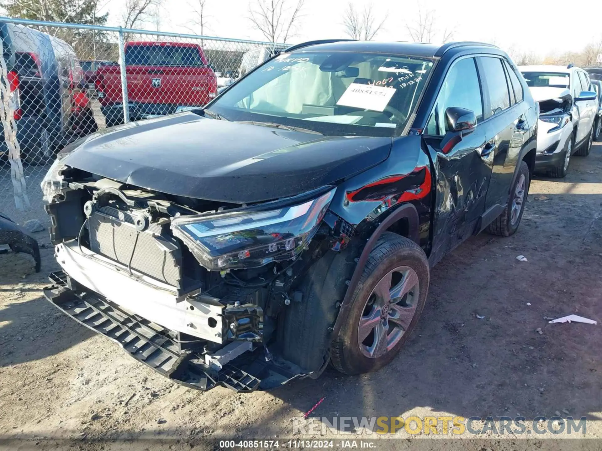 2 Photograph of a damaged car 2T3P1RFV1NC271219 TOYOTA RAV4 2022