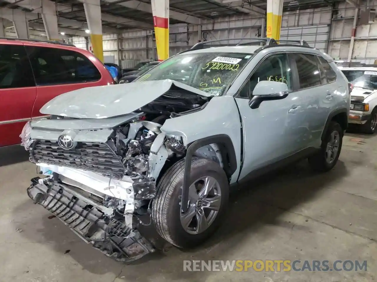 2 Photograph of a damaged car 2T3P1RFV1NW248604 TOYOTA RAV4 2022