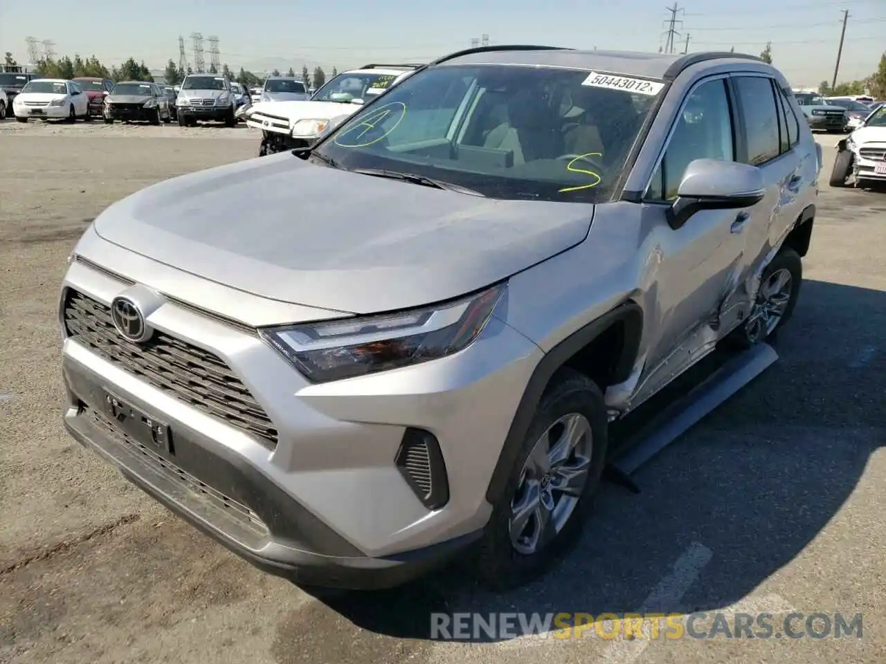 2 Photograph of a damaged car 2T3P1RFV2NC268314 TOYOTA RAV4 2022