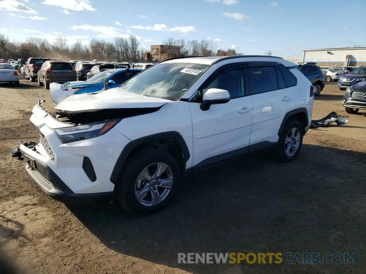 1 Photograph of a damaged car 2T3P1RFV2NC274355 TOYOTA RAV4 2022