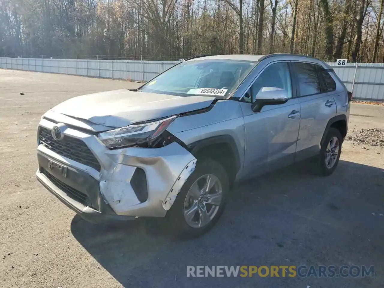 1 Photograph of a damaged car 2T3P1RFV2NW275200 TOYOTA RAV4 2022