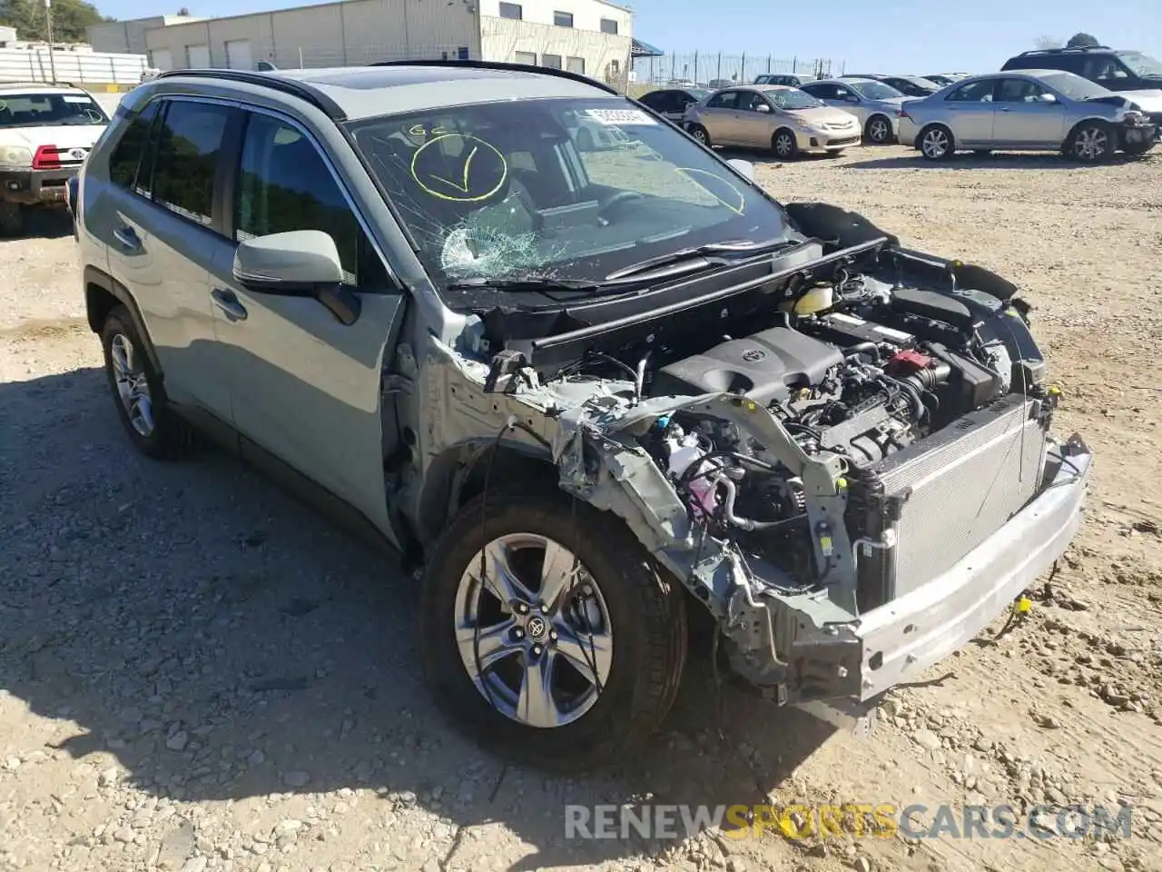 1 Photograph of a damaged car 2T3P1RFV3NW296489 TOYOTA RAV4 2022