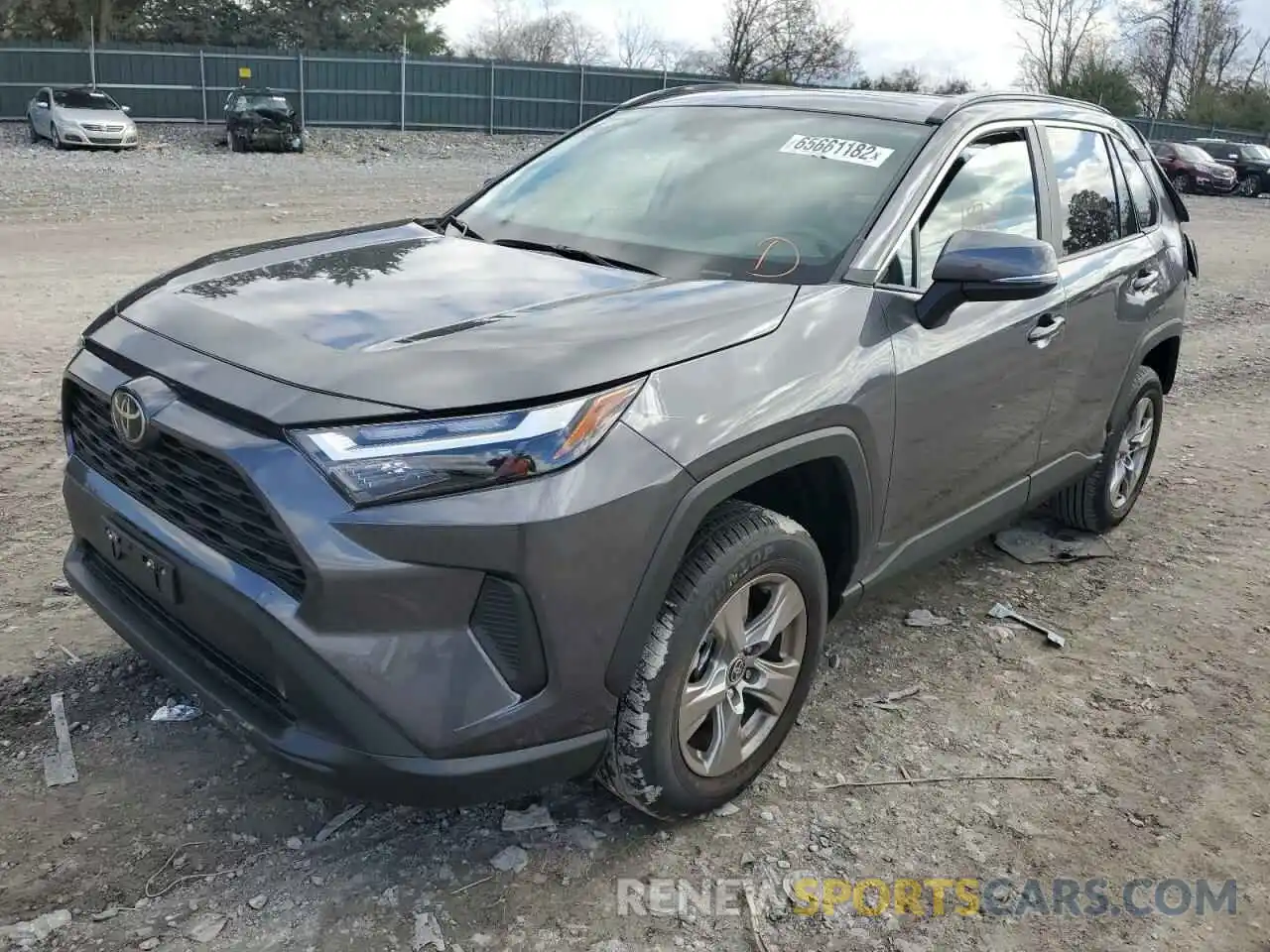 2 Photograph of a damaged car 2T3P1RFV4NC300244 TOYOTA RAV4 2022