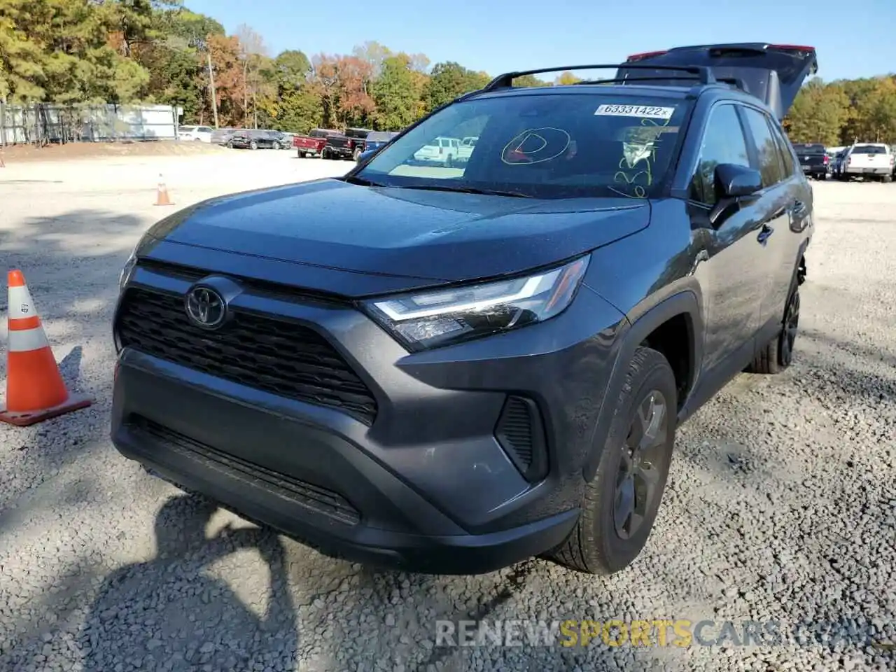 2 Photograph of a damaged car 2T3P1RFV4NW296503 TOYOTA RAV4 2022