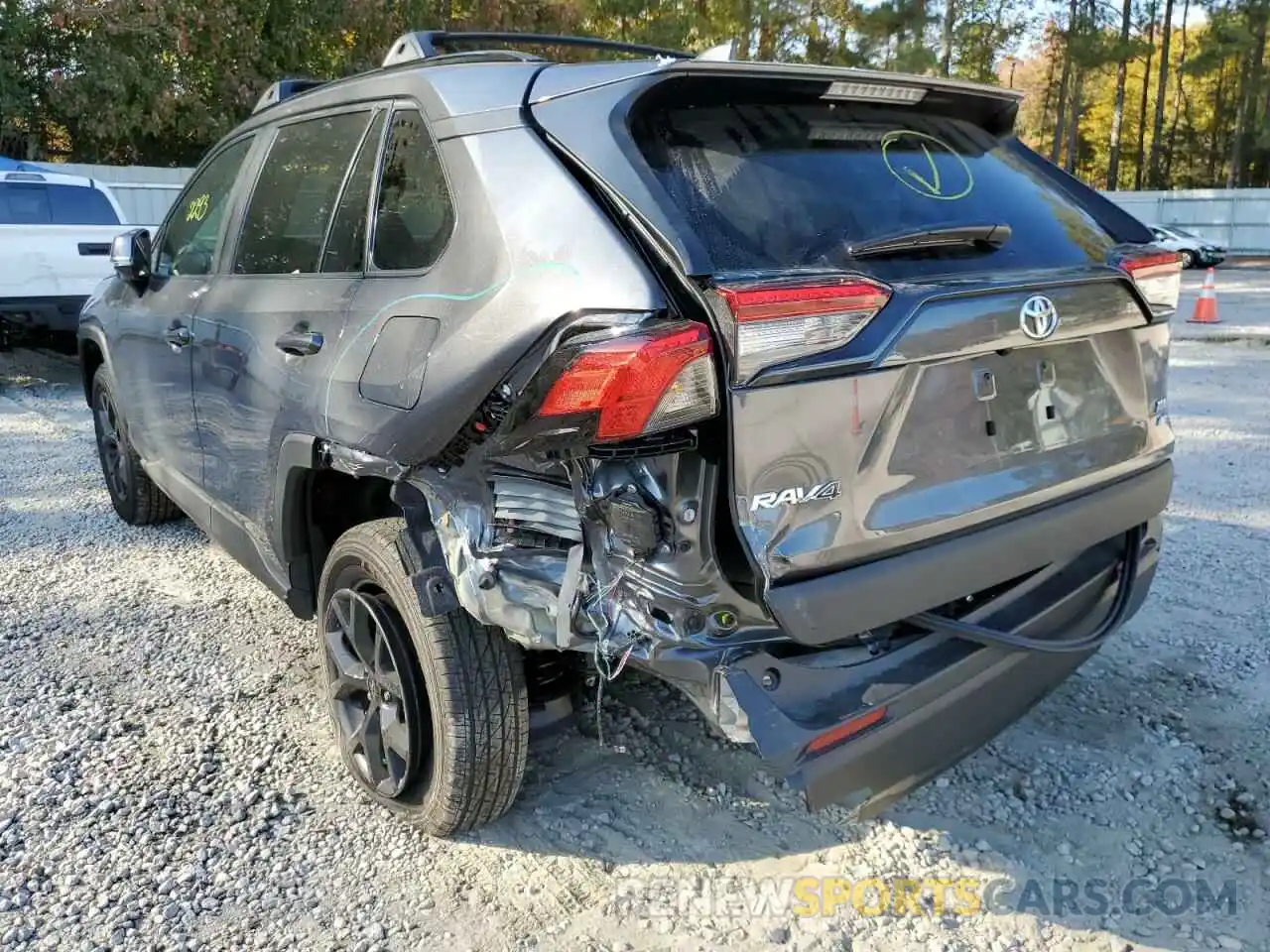 9 Photograph of a damaged car 2T3P1RFV4NW296503 TOYOTA RAV4 2022